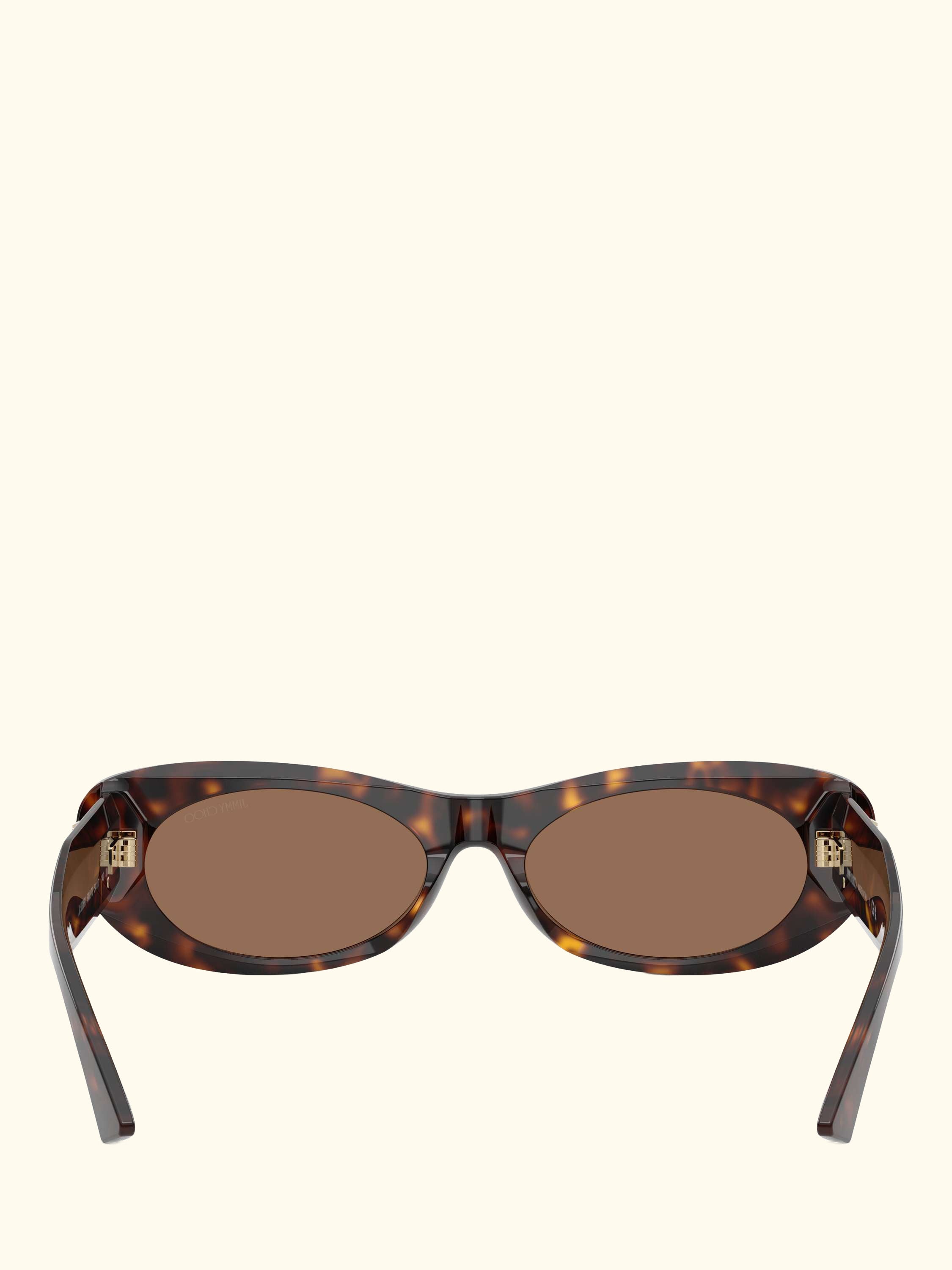 JC5038 Oval Sunglasses, Havana/Brown