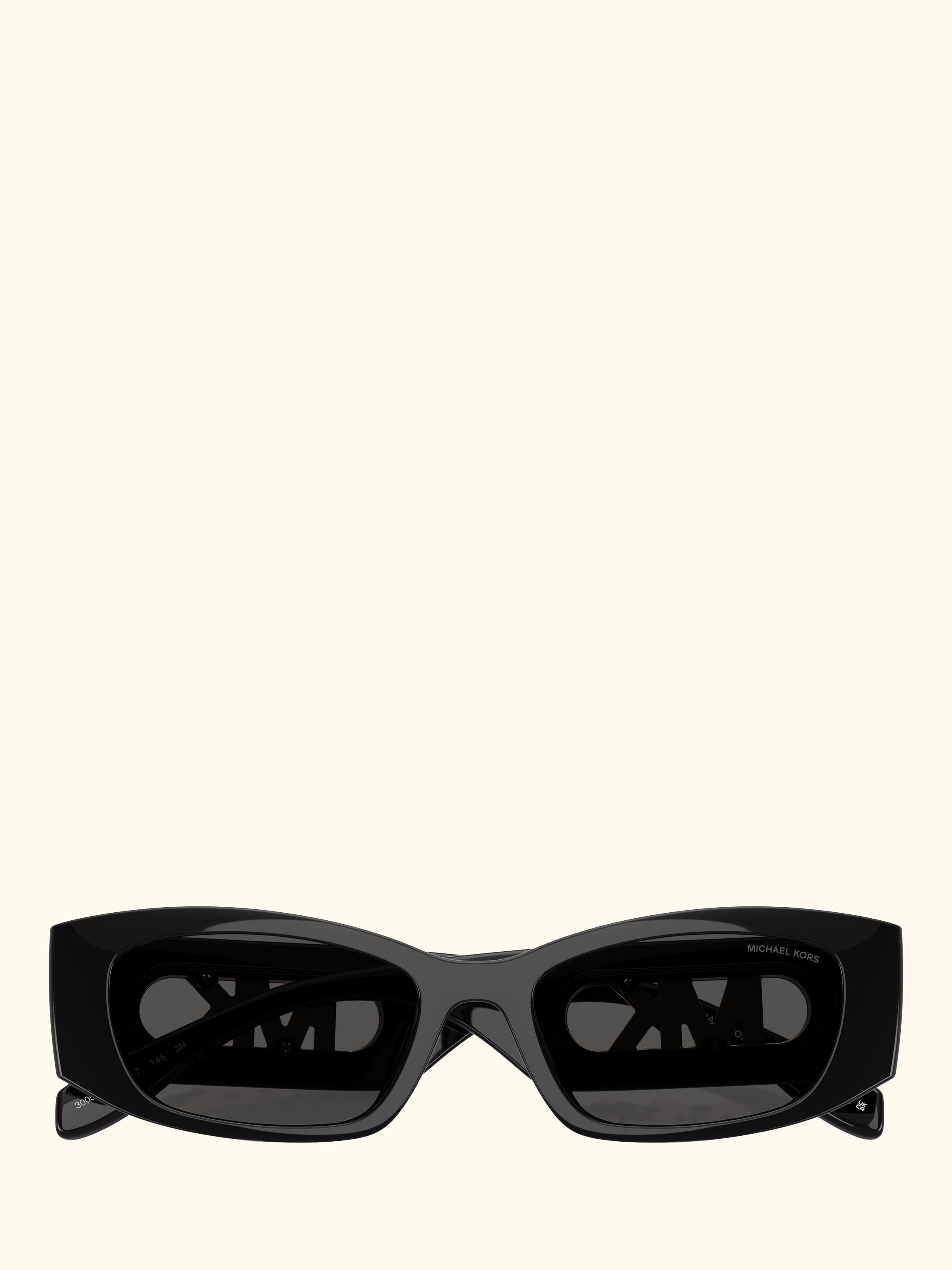 MK2243 Rectangular Sunglasses, Black