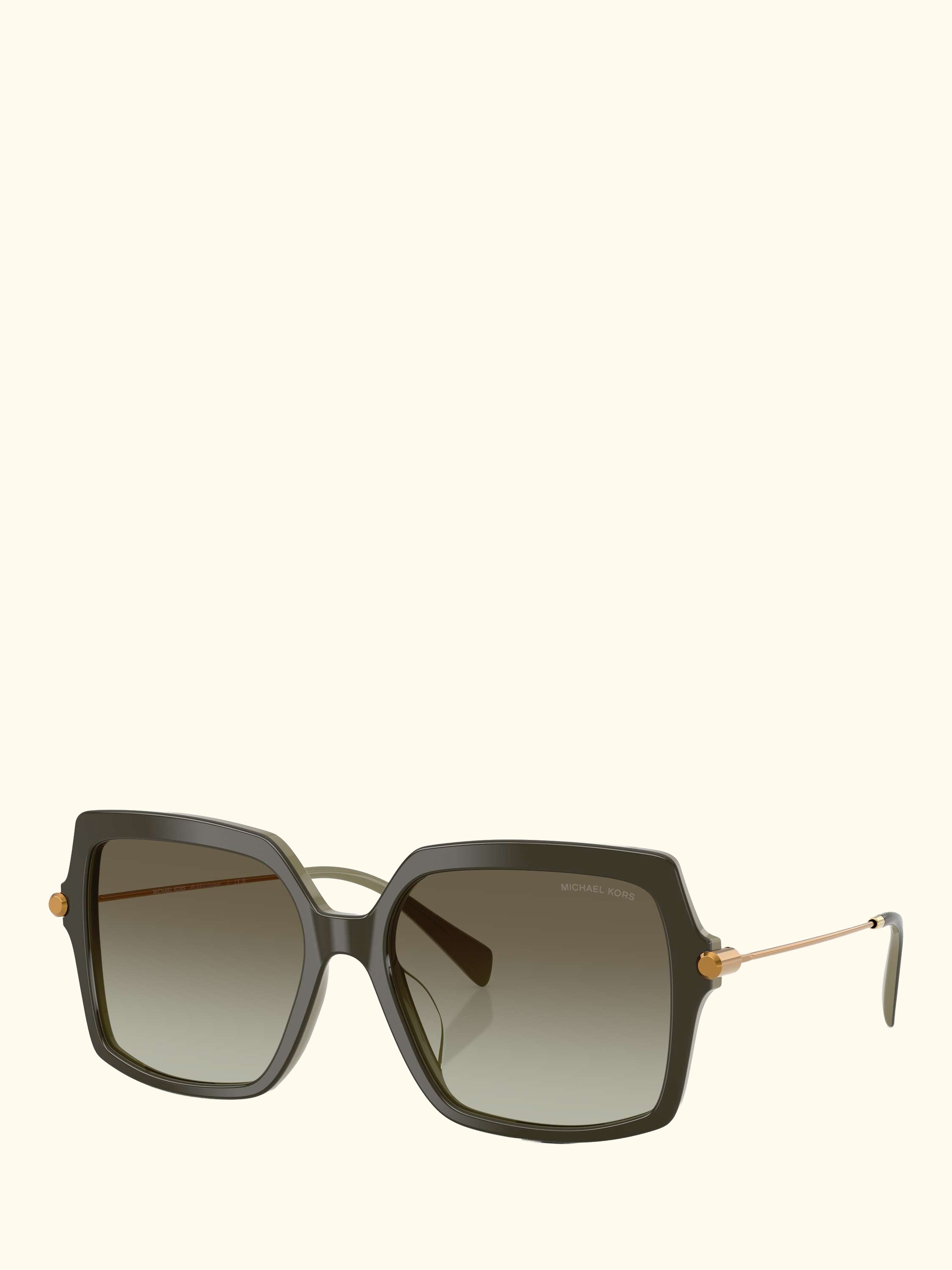 MK2247 Square Sunglasses, Green/Green Gradient