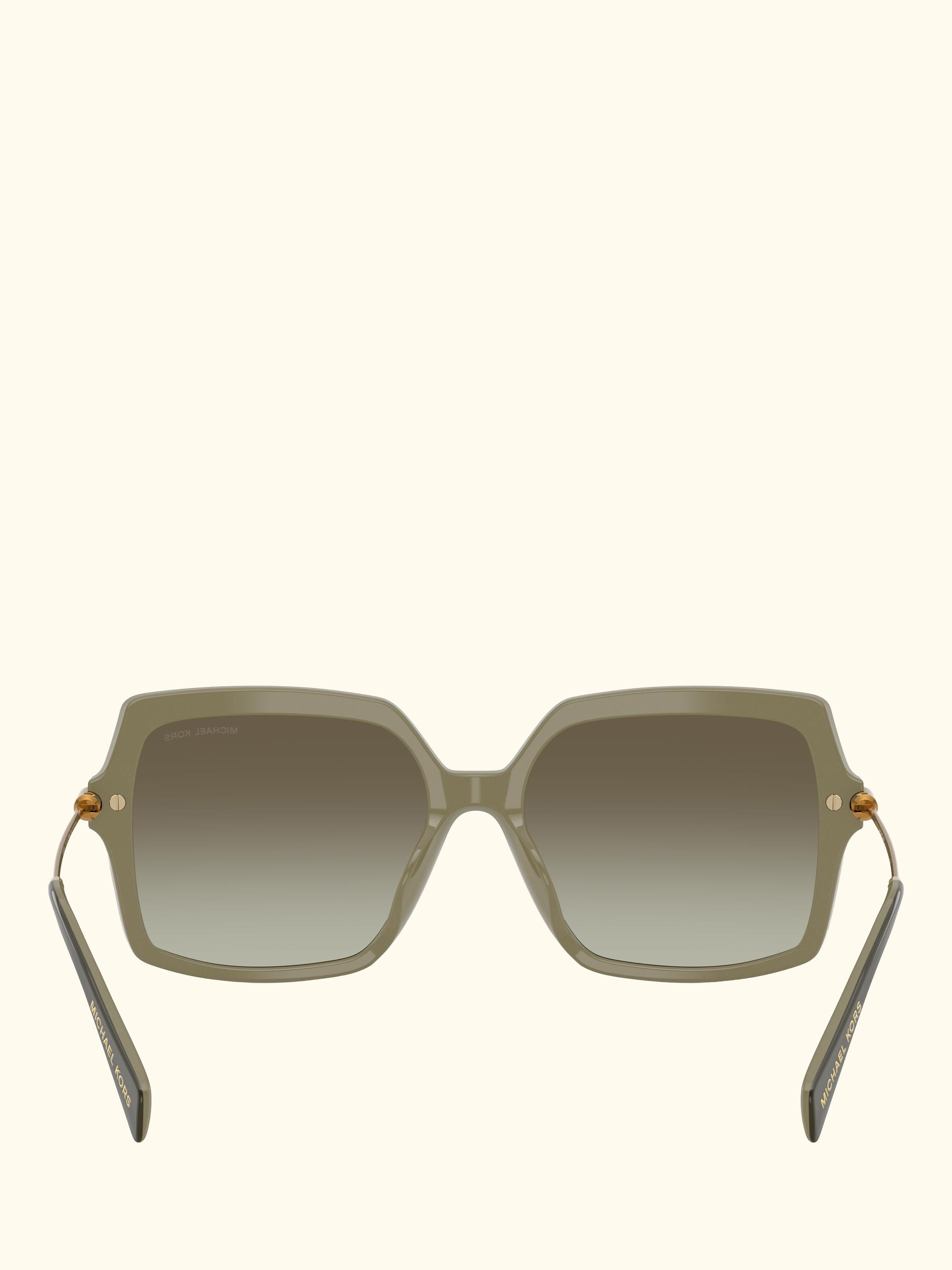 MK2247 Square Sunglasses, Green/Green Gradient