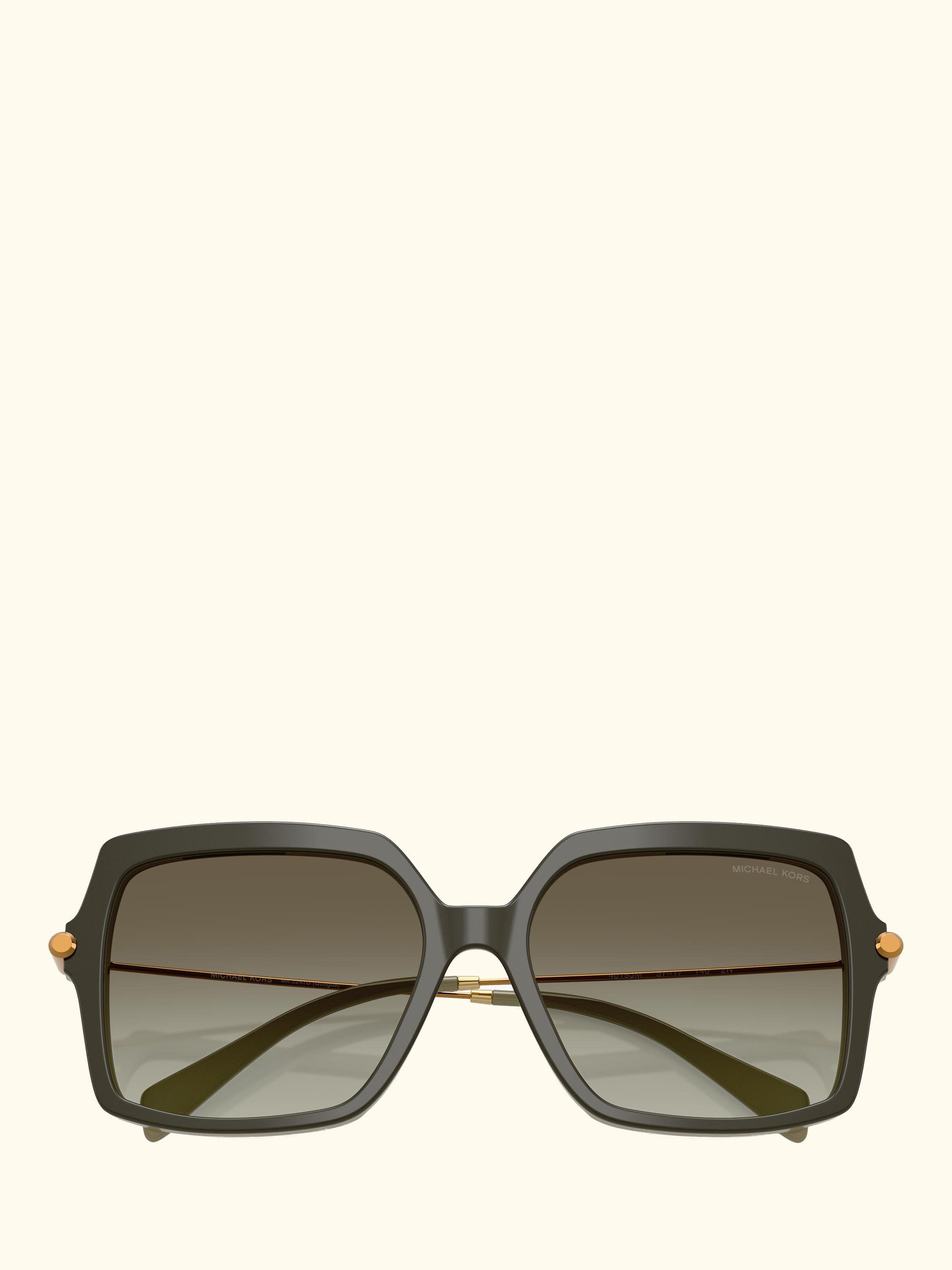 MK2247 Square Sunglasses, Green/Green Gradient