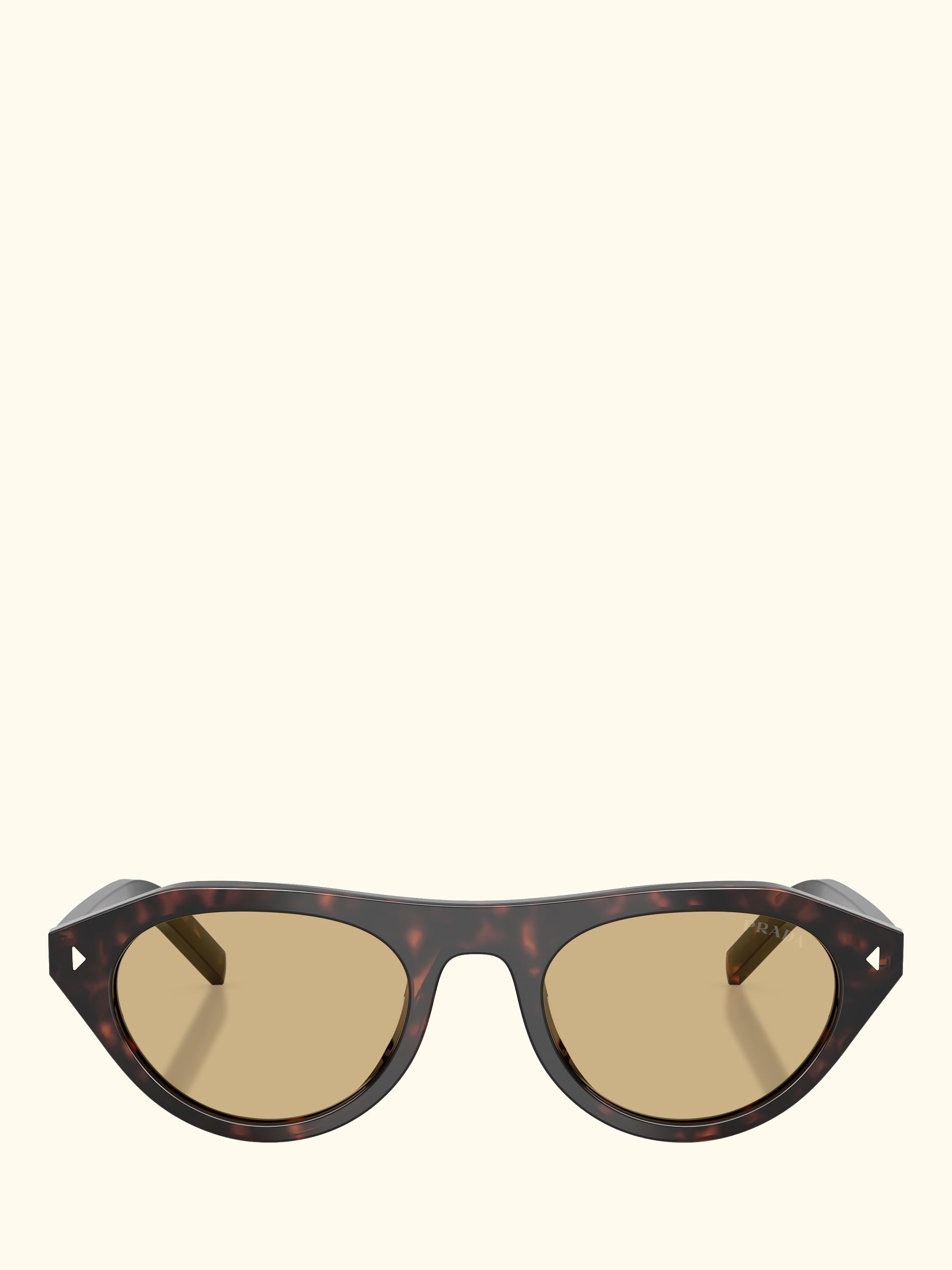 PR B15S Women's Irregular Sunglasses, Havana/Yellow