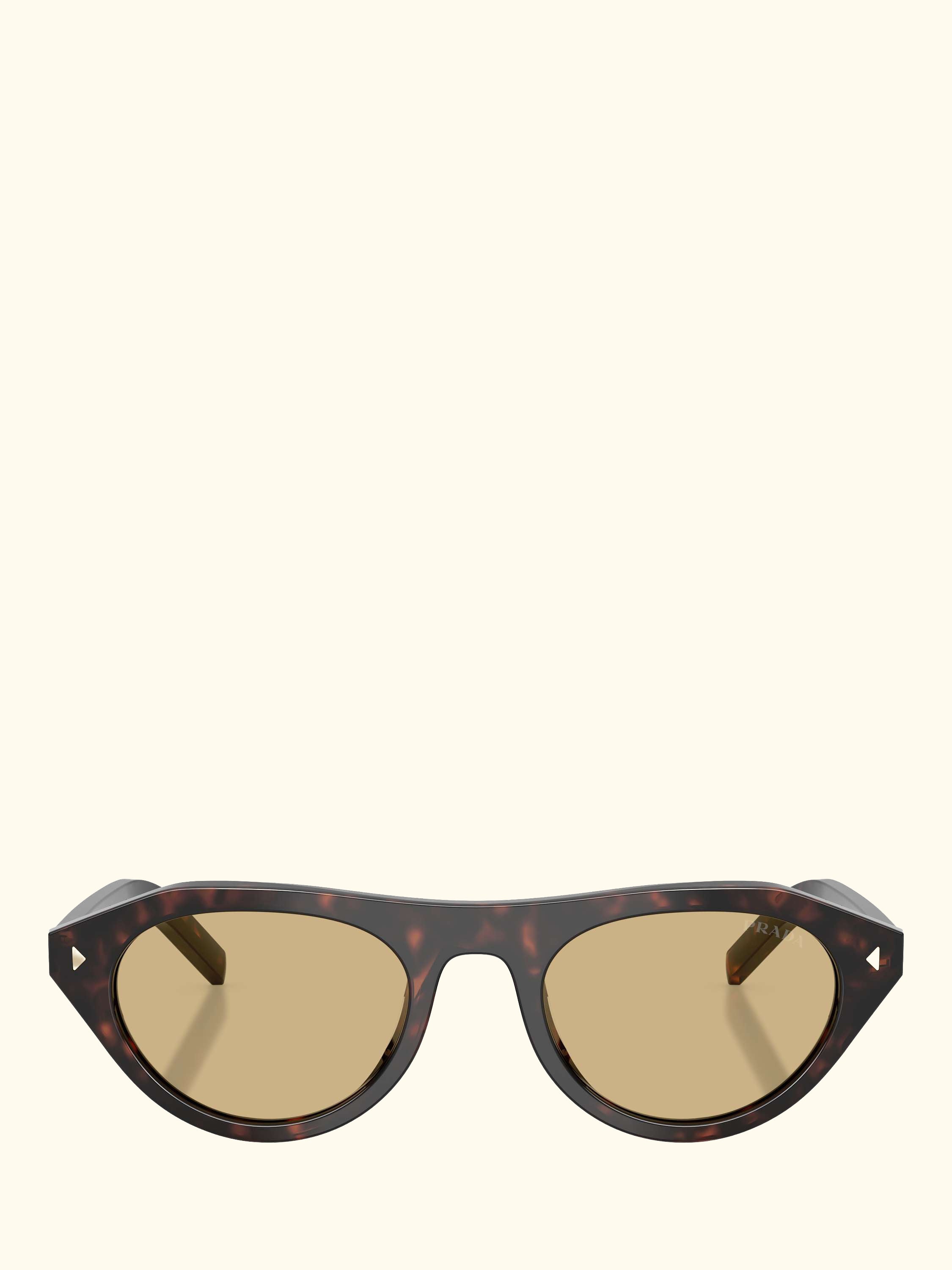 PR B15S Women's Irregular Sunglasses, Havana/Yellow