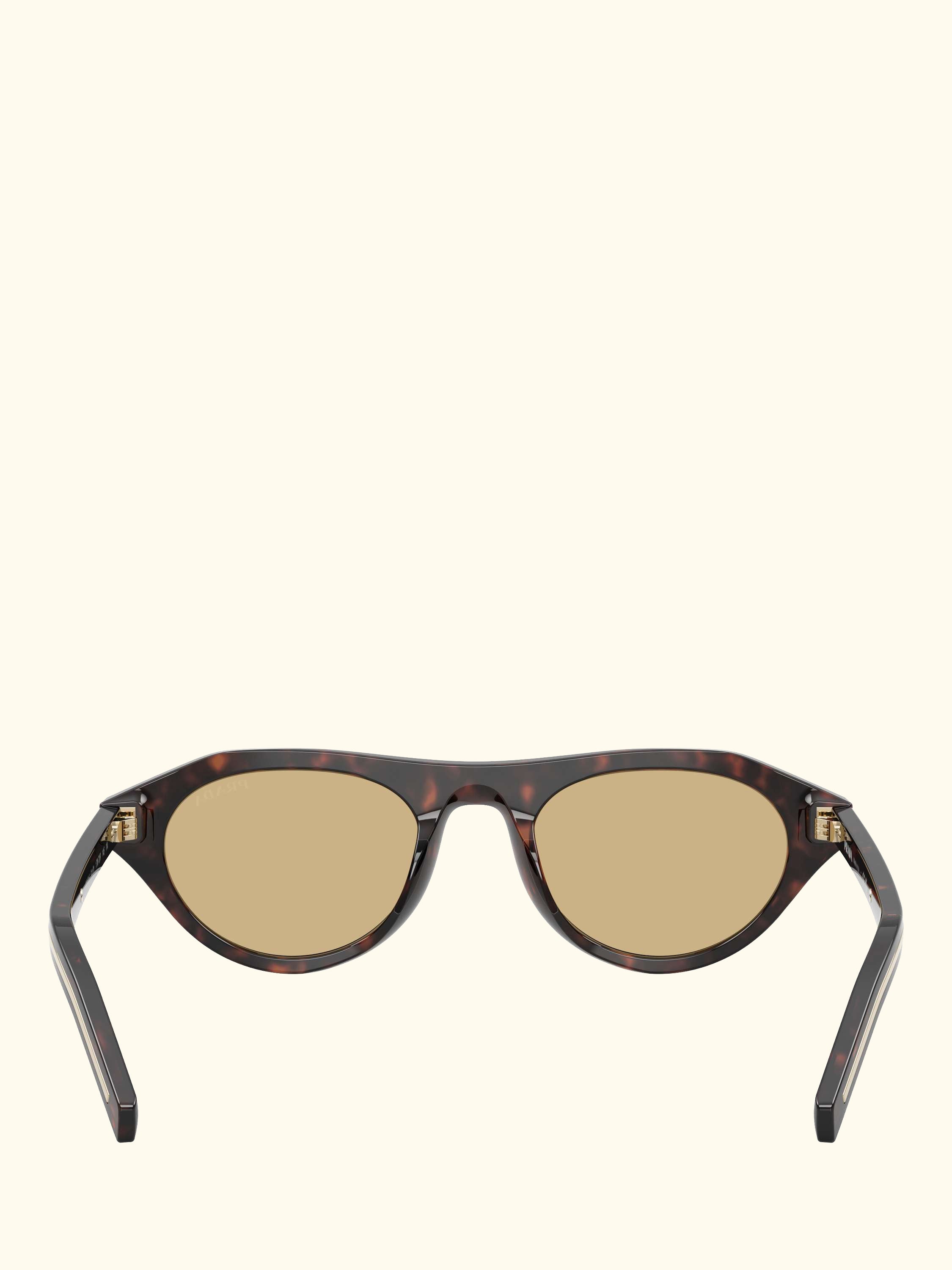 PR B15S Women's Irregular Sunglasses, Havana/Yellow