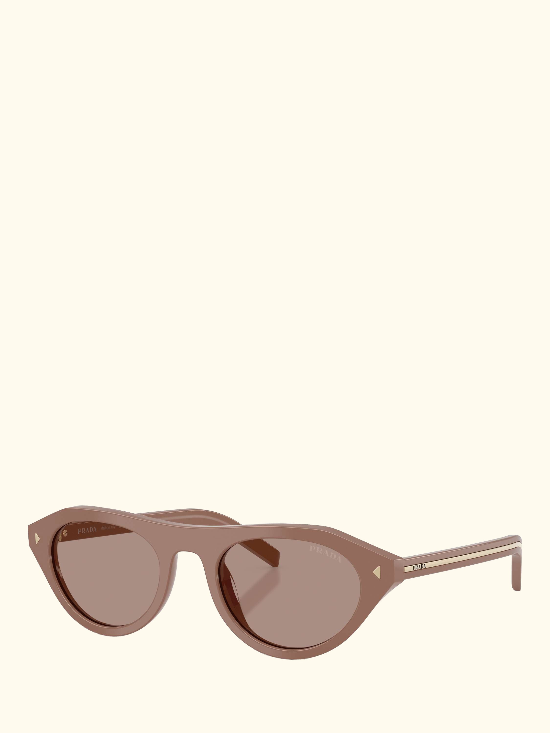 PR B15S2 Women's Cat's Eye Sunglasses, Beige