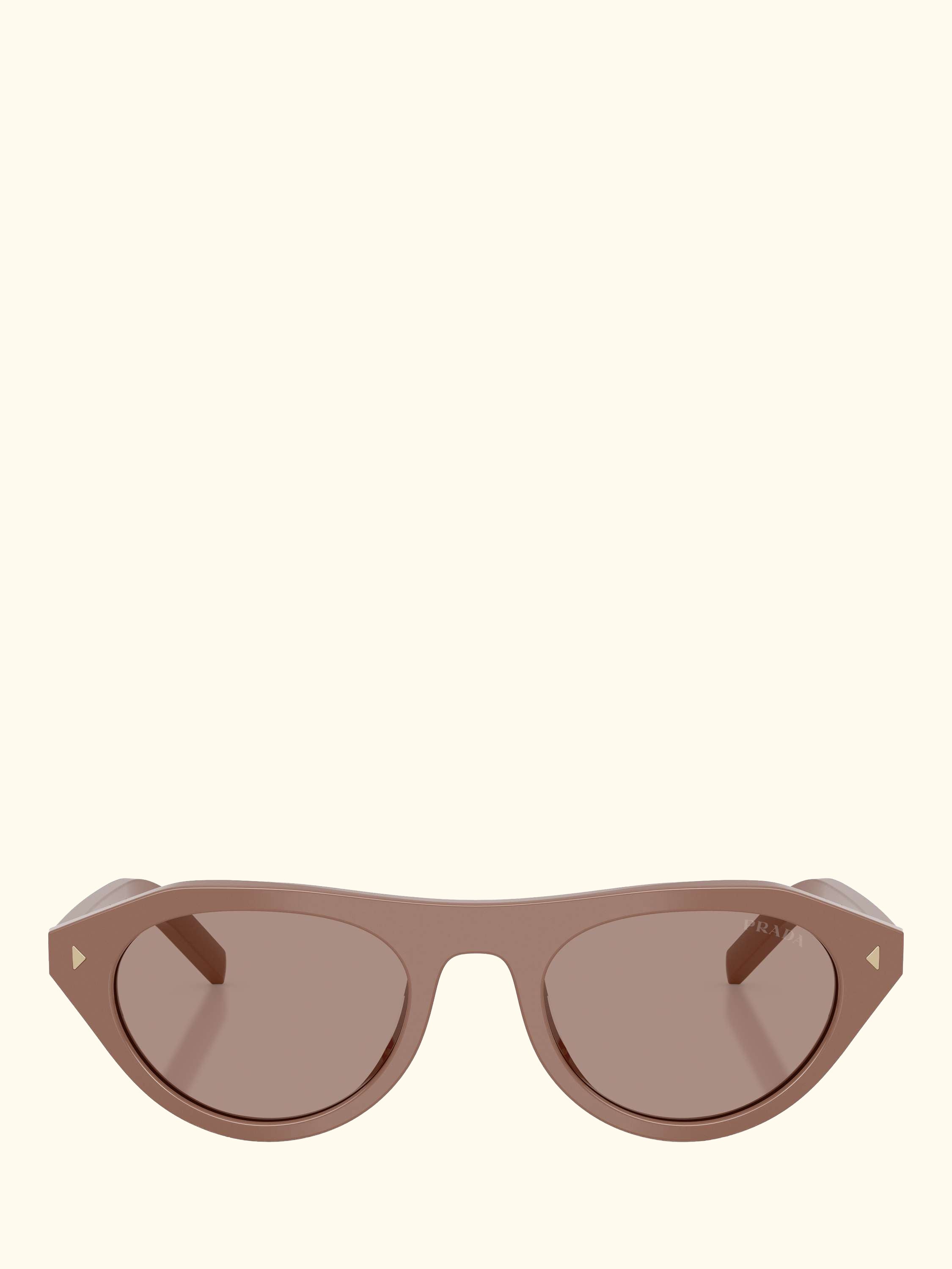 PR B15S2 Women's Cat's Eye Sunglasses, Beige