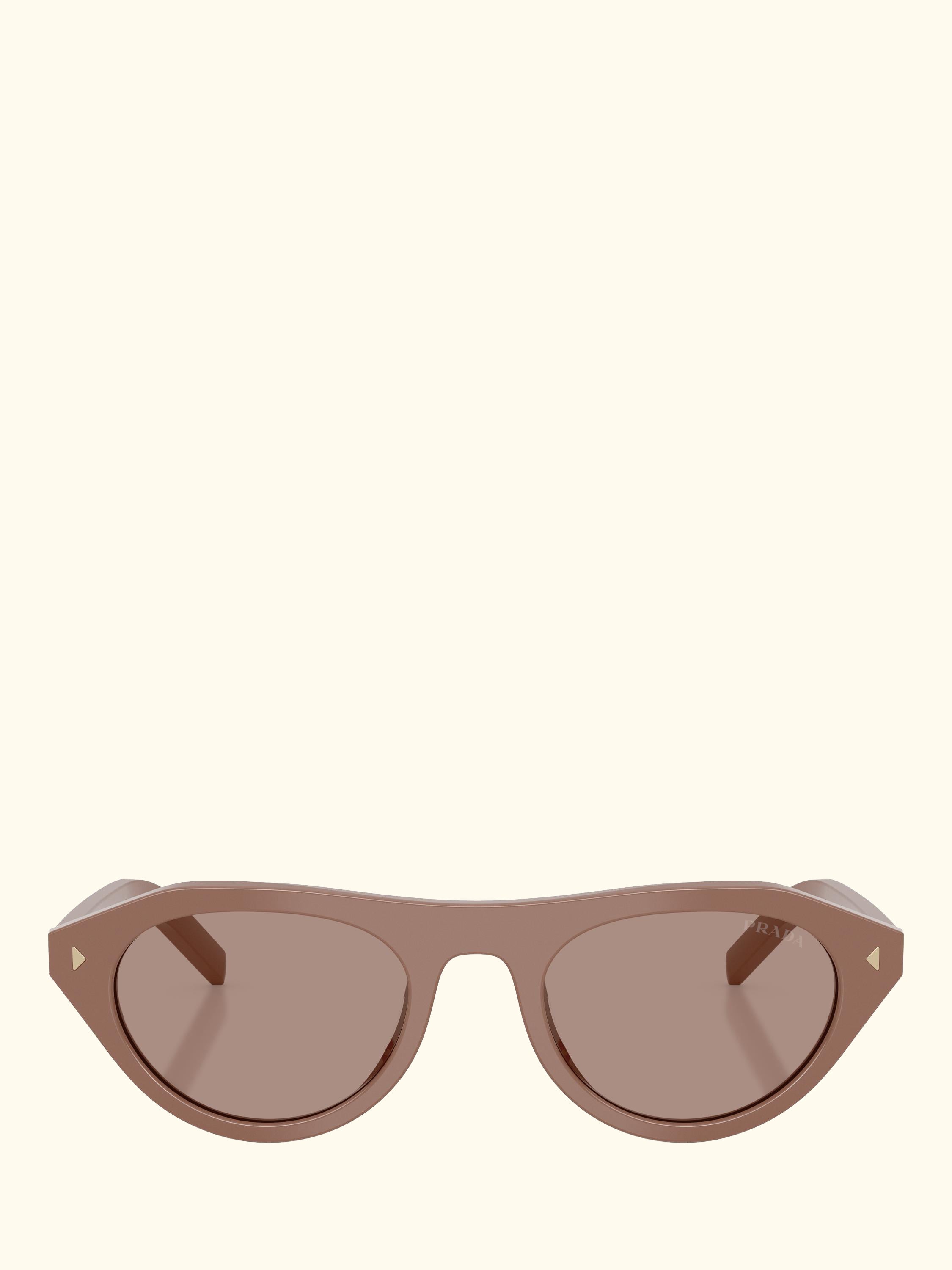 PR B15S2 Women's Cat's Eye Sunglasses, Beige