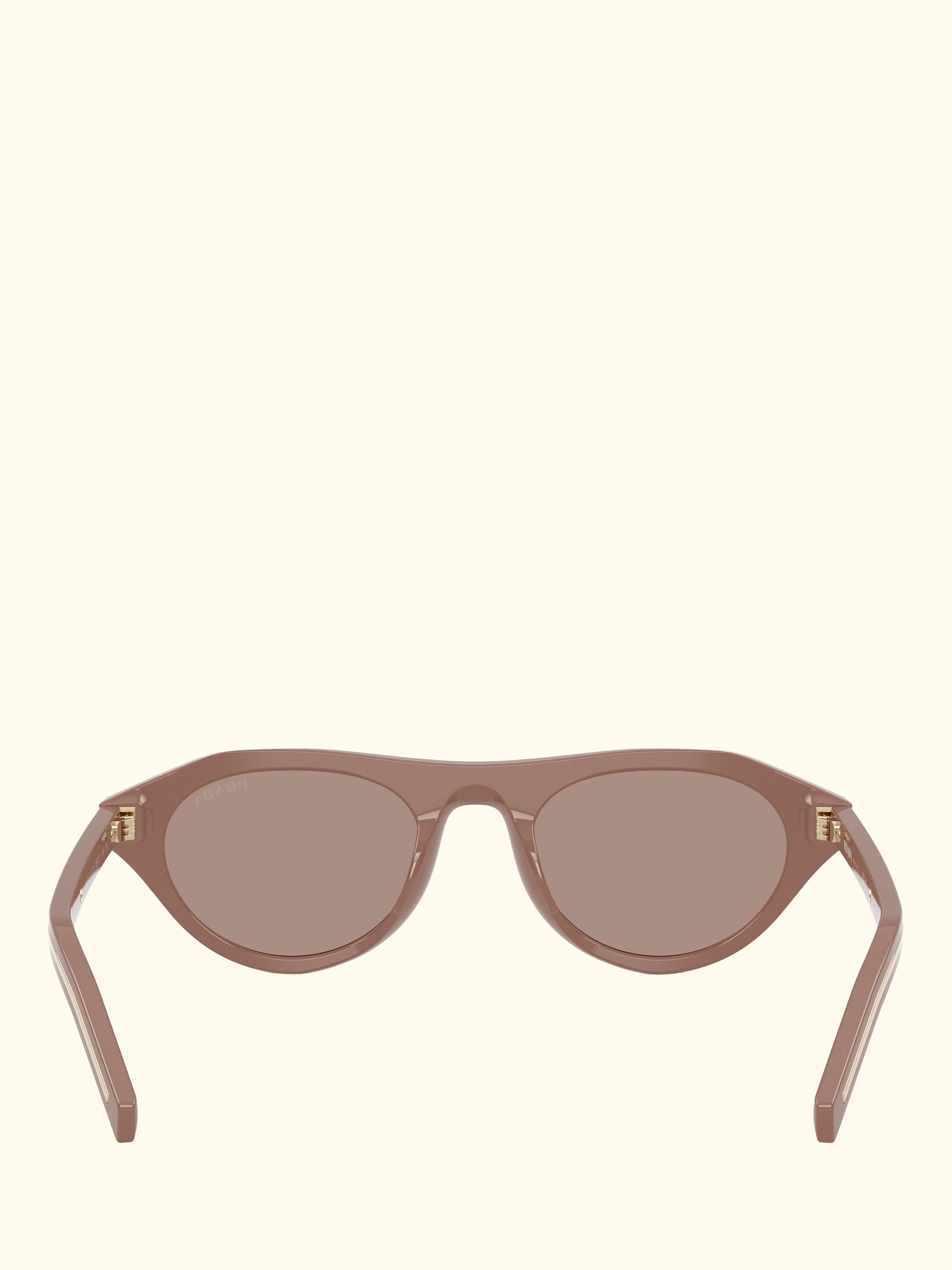 PR B15S2 Women's Cat's Eye Sunglasses, Beige
