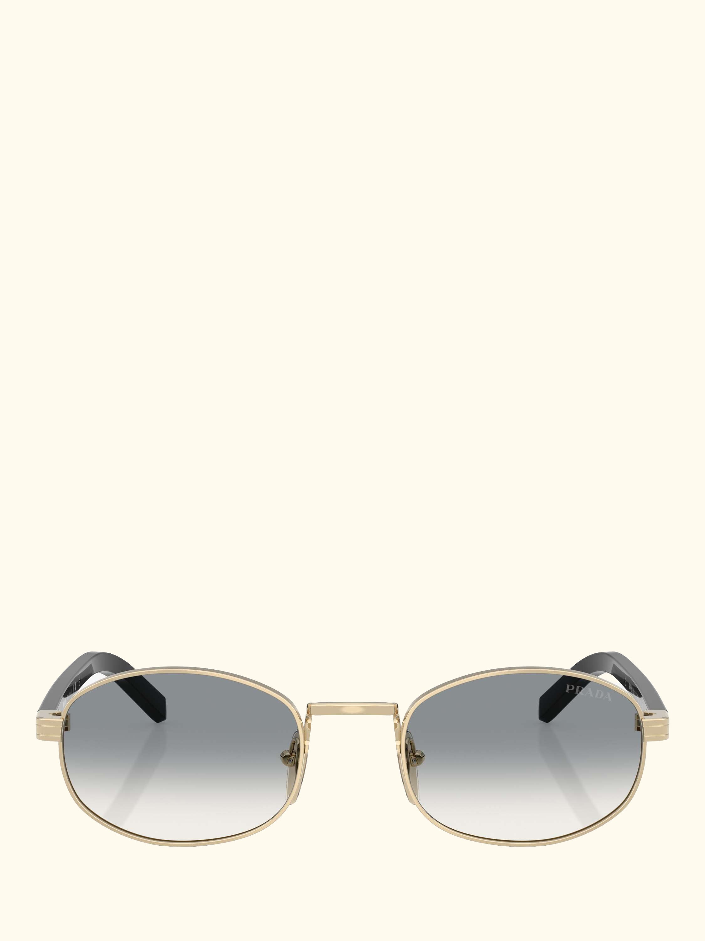 PR B53SZ Women's Oval Sunglasses, Gold/Grey
