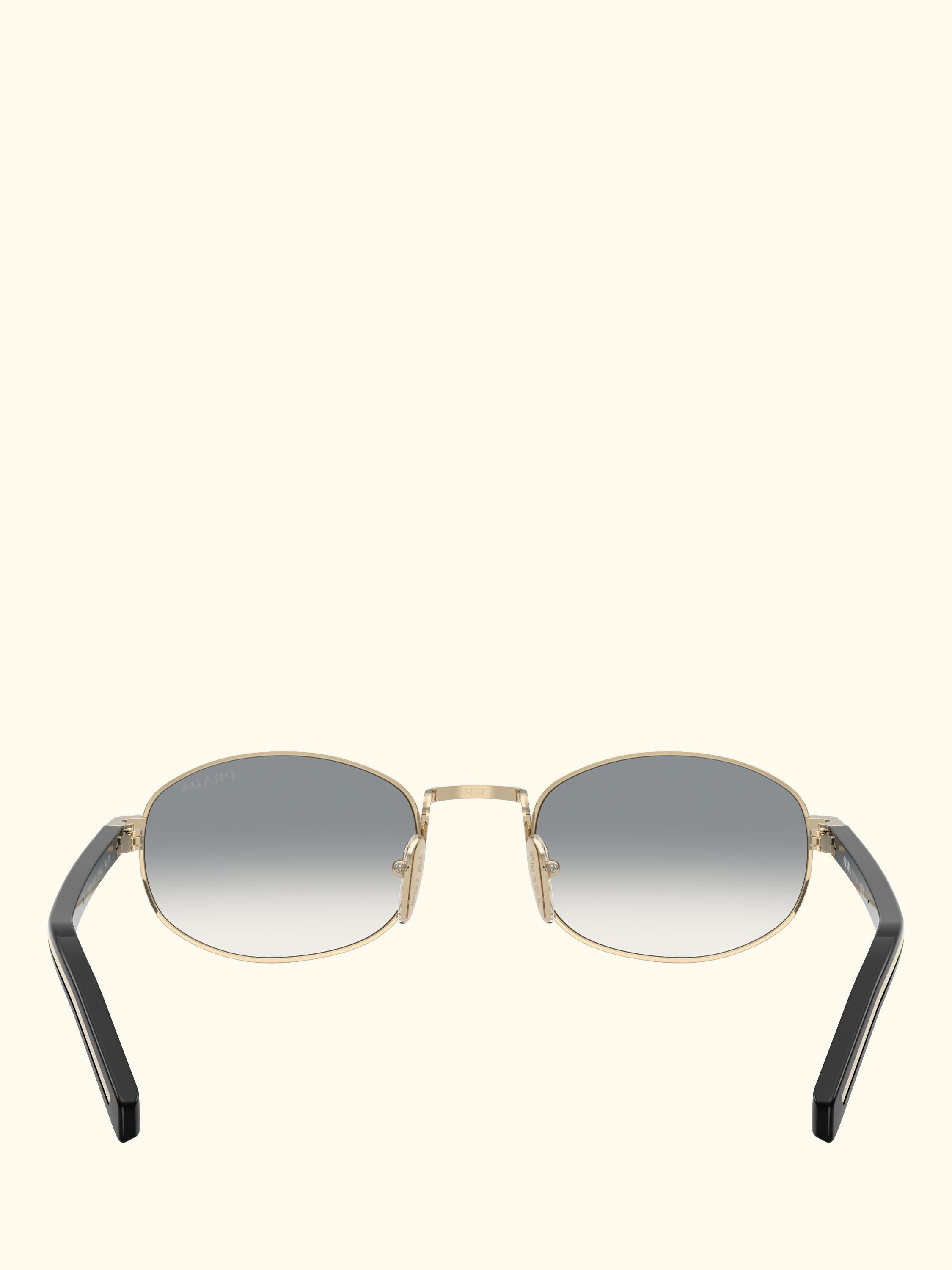 PR B53SZ Women's Oval Sunglasses, Gold/Grey