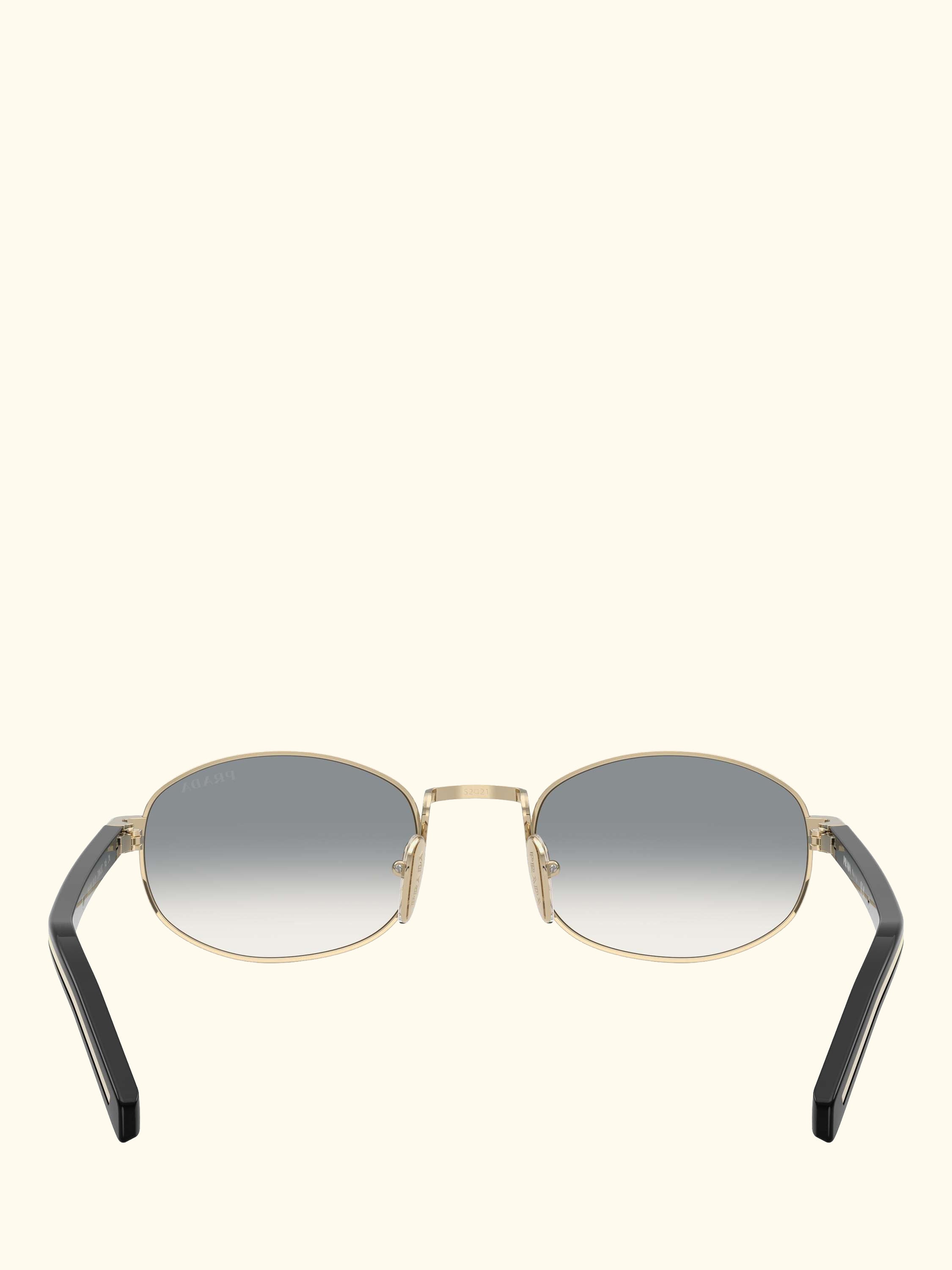 PR B53SZ Women's Oval Sunglasses, Gold/Grey