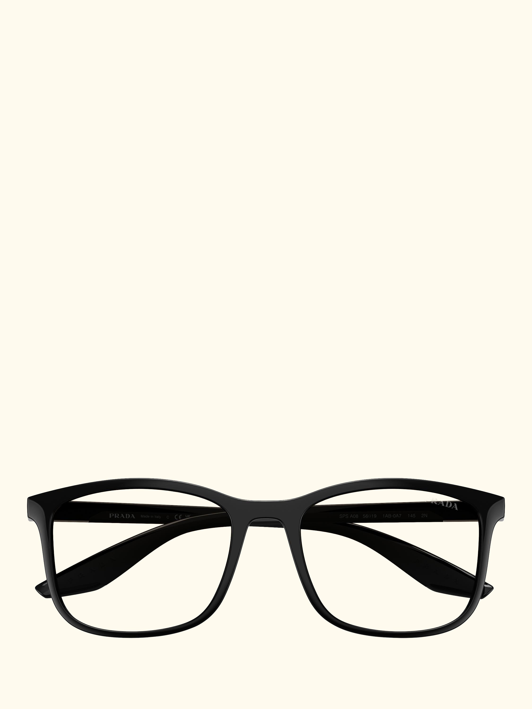 Prada Linea Rossa PS A08S Men's Square Sunglasses, Black/Grey Gradient