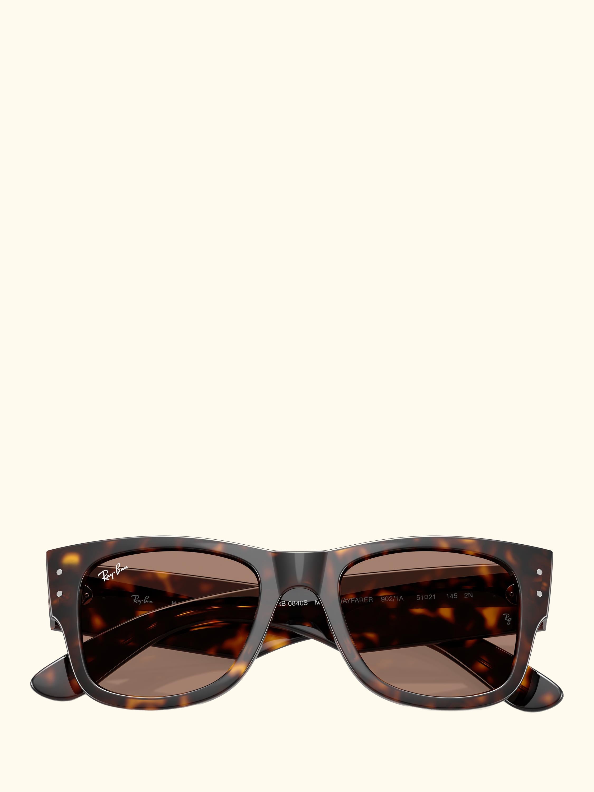 RB0840S Mega Wayfarer Sunglasses, Tortoiseshell/Havana