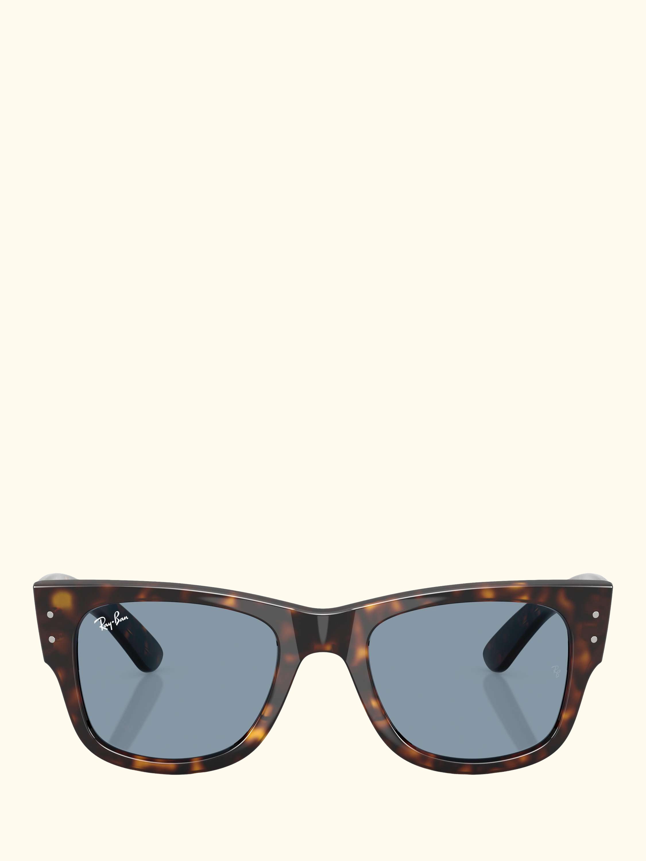 RB0840S Mega Wayfarer Sunglasses, Havana/Blue
