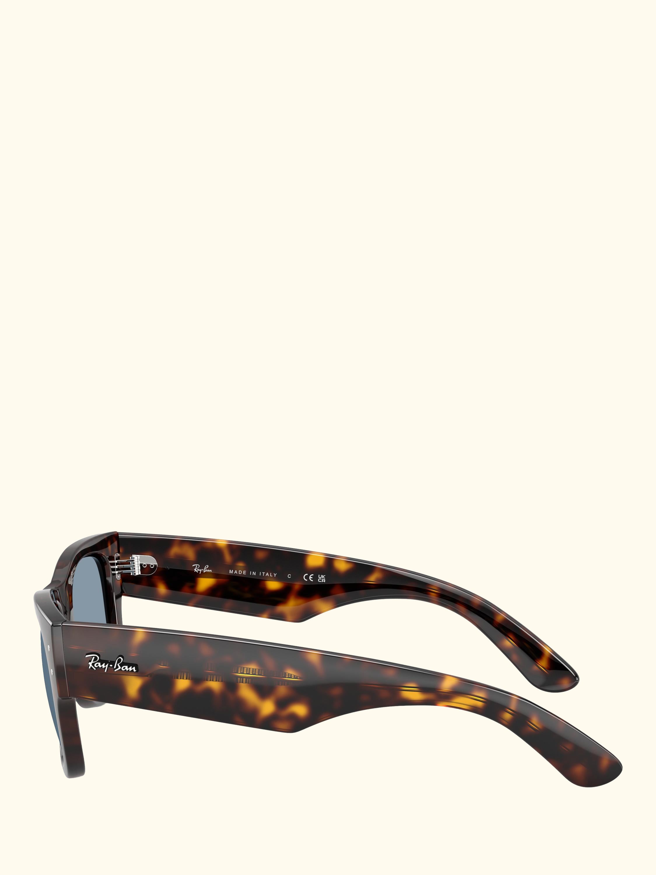 RB0840S Mega Wayfarer Sunglasses, Havana/Blue