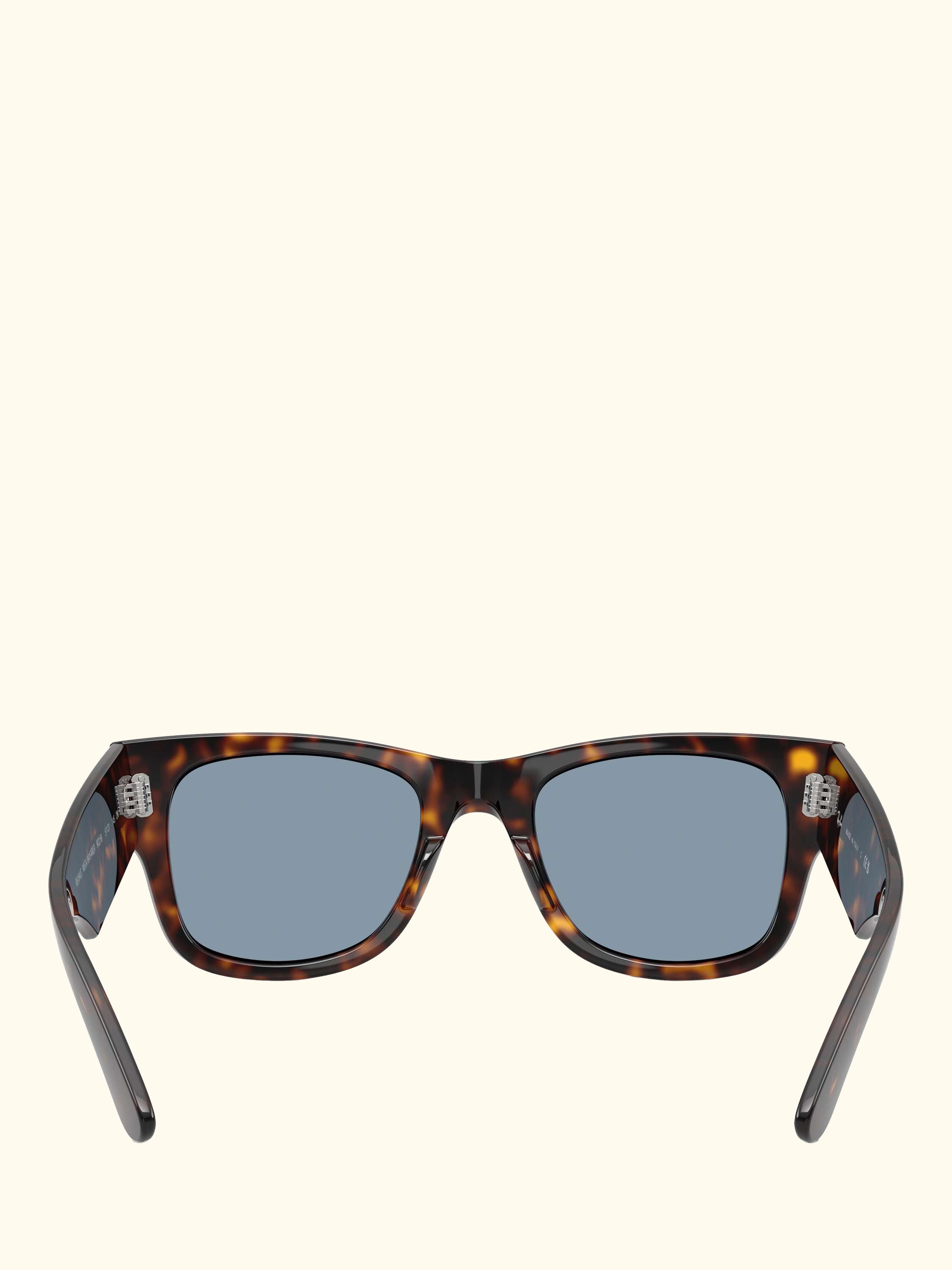 RB0840S Mega Wayfarer Sunglasses, Havana/Blue