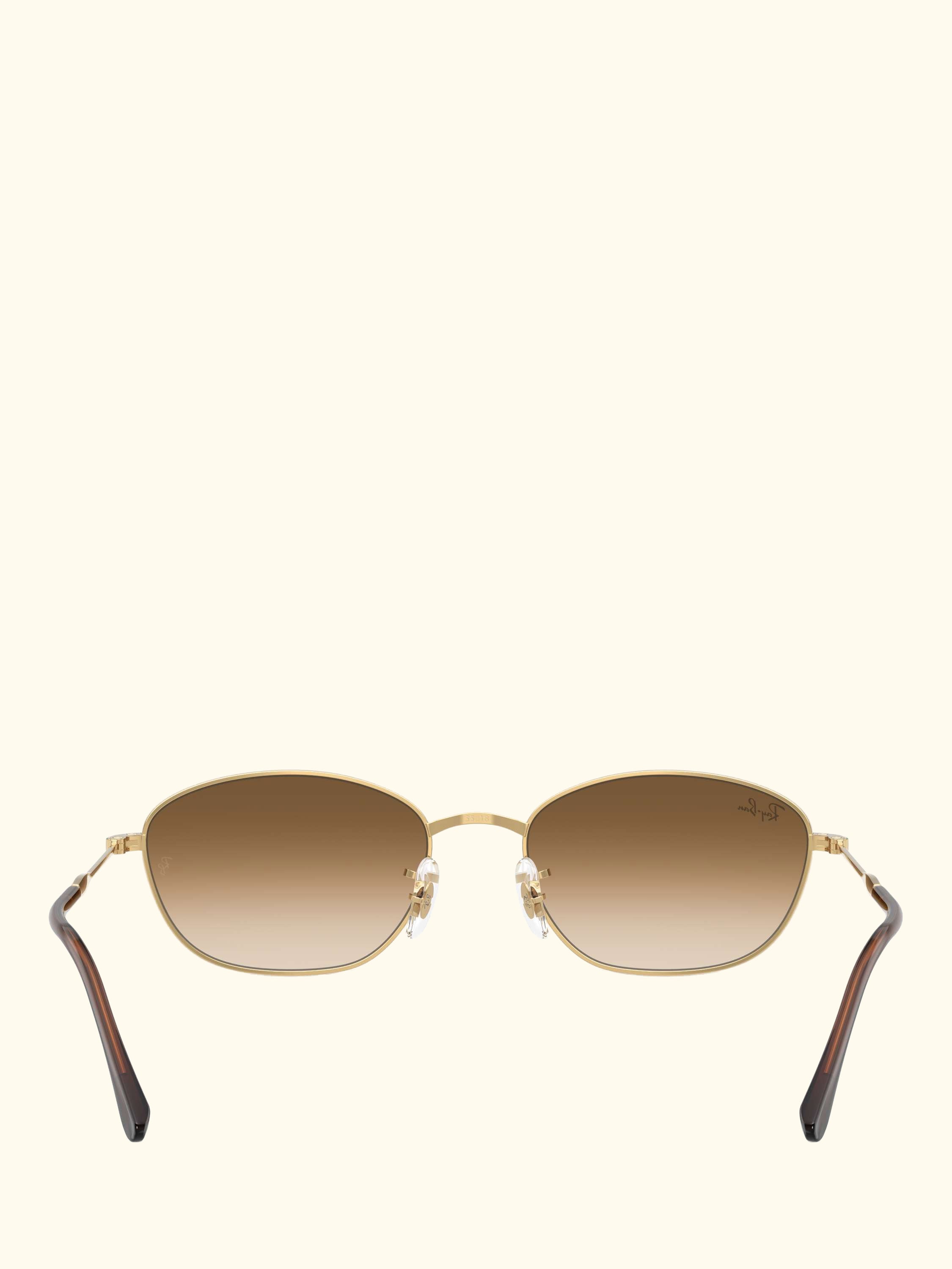 RB3749 Women's Irregular Sunglasses, Gold/Brown
