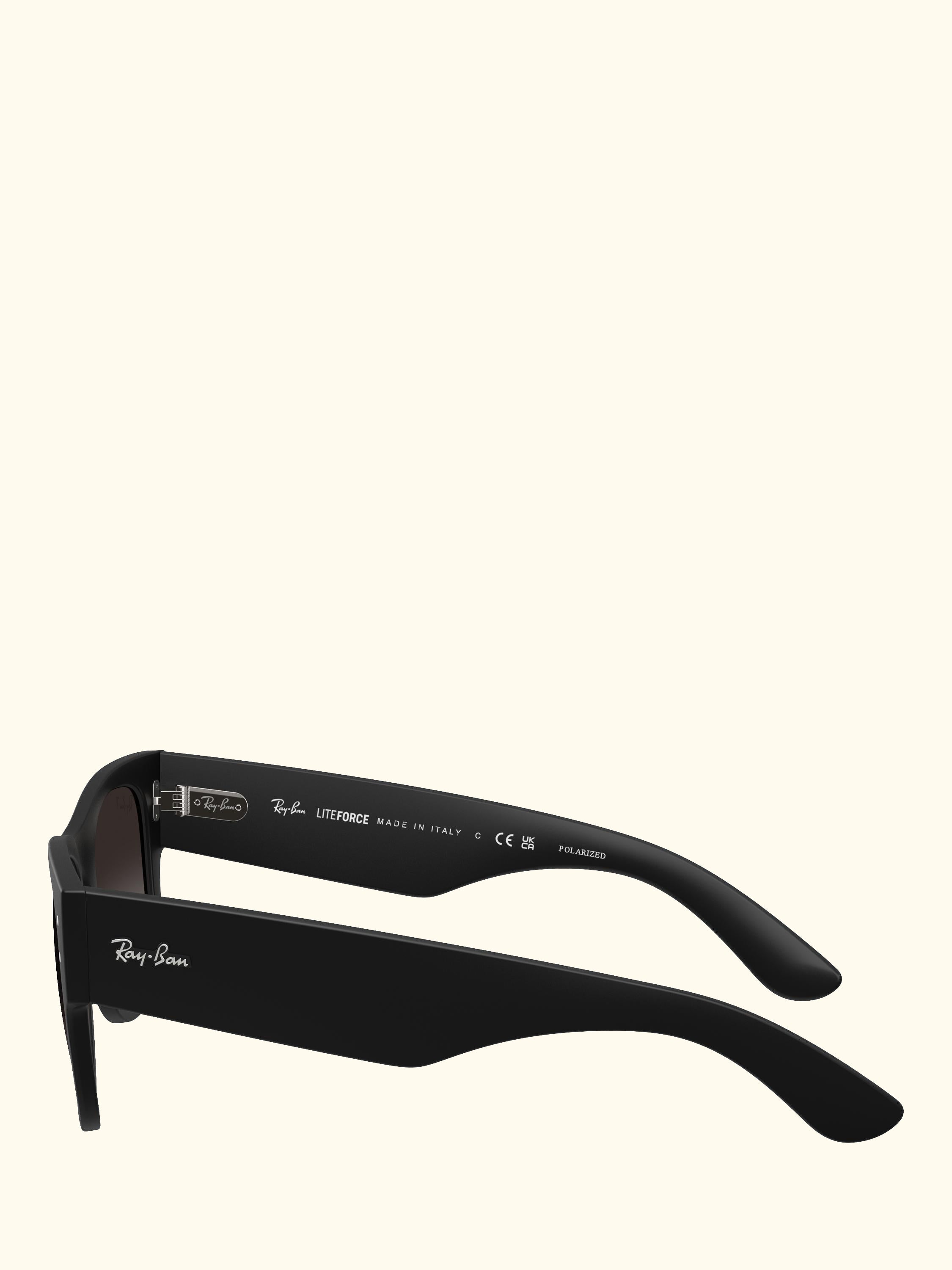 RB4840S Polarised Square Sunglasses, Black/Black Gradient