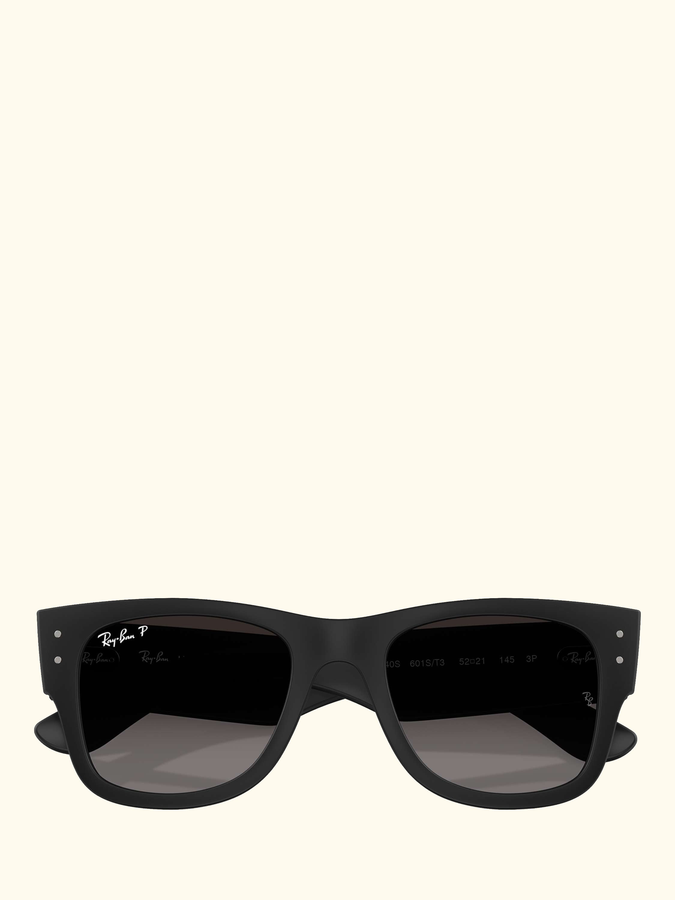 RB4840S Polarised Square Sunglasses, Black/Black Gradient