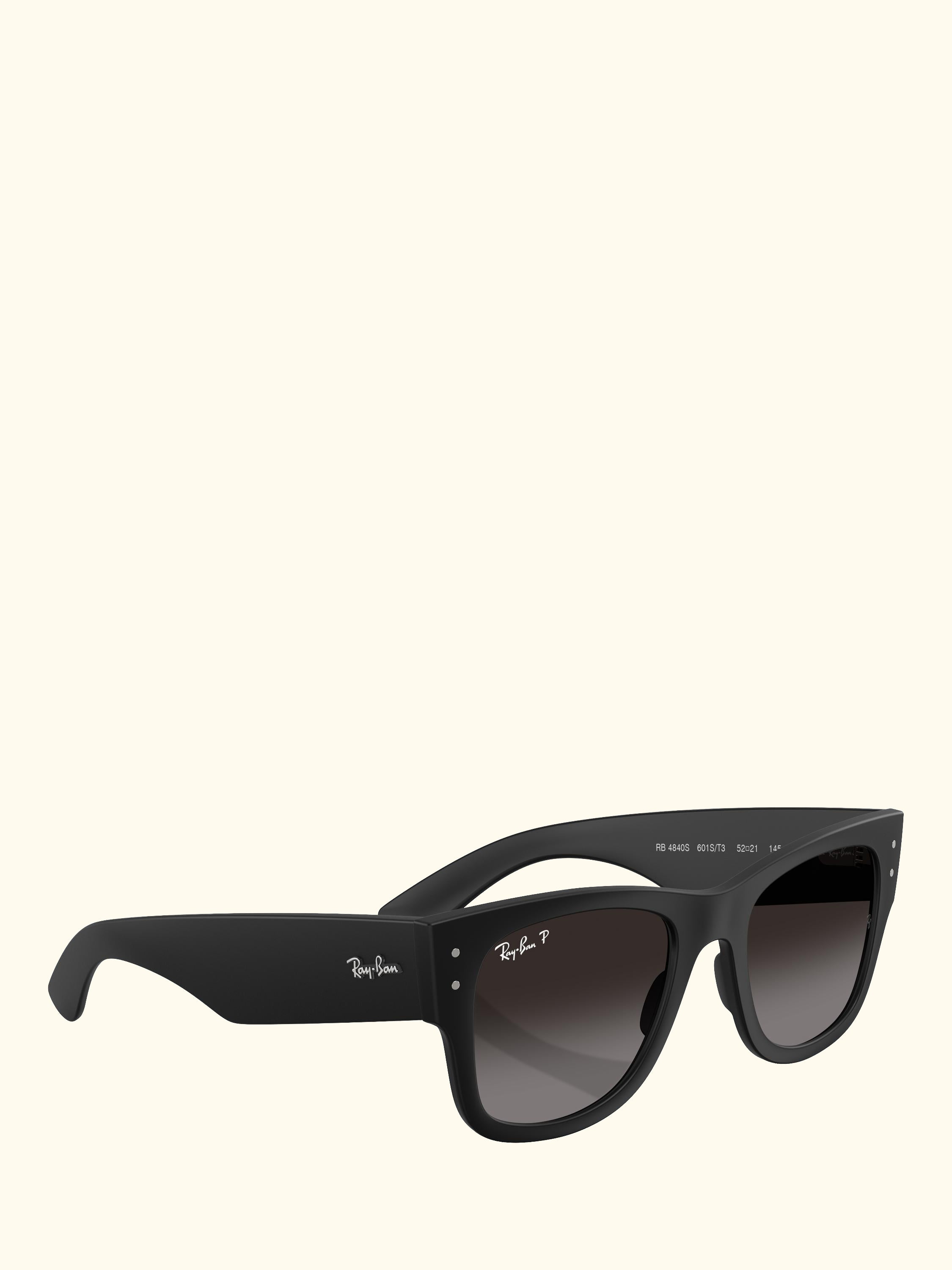 RB4840S Polarised Square Sunglasses, Black/Black Gradient