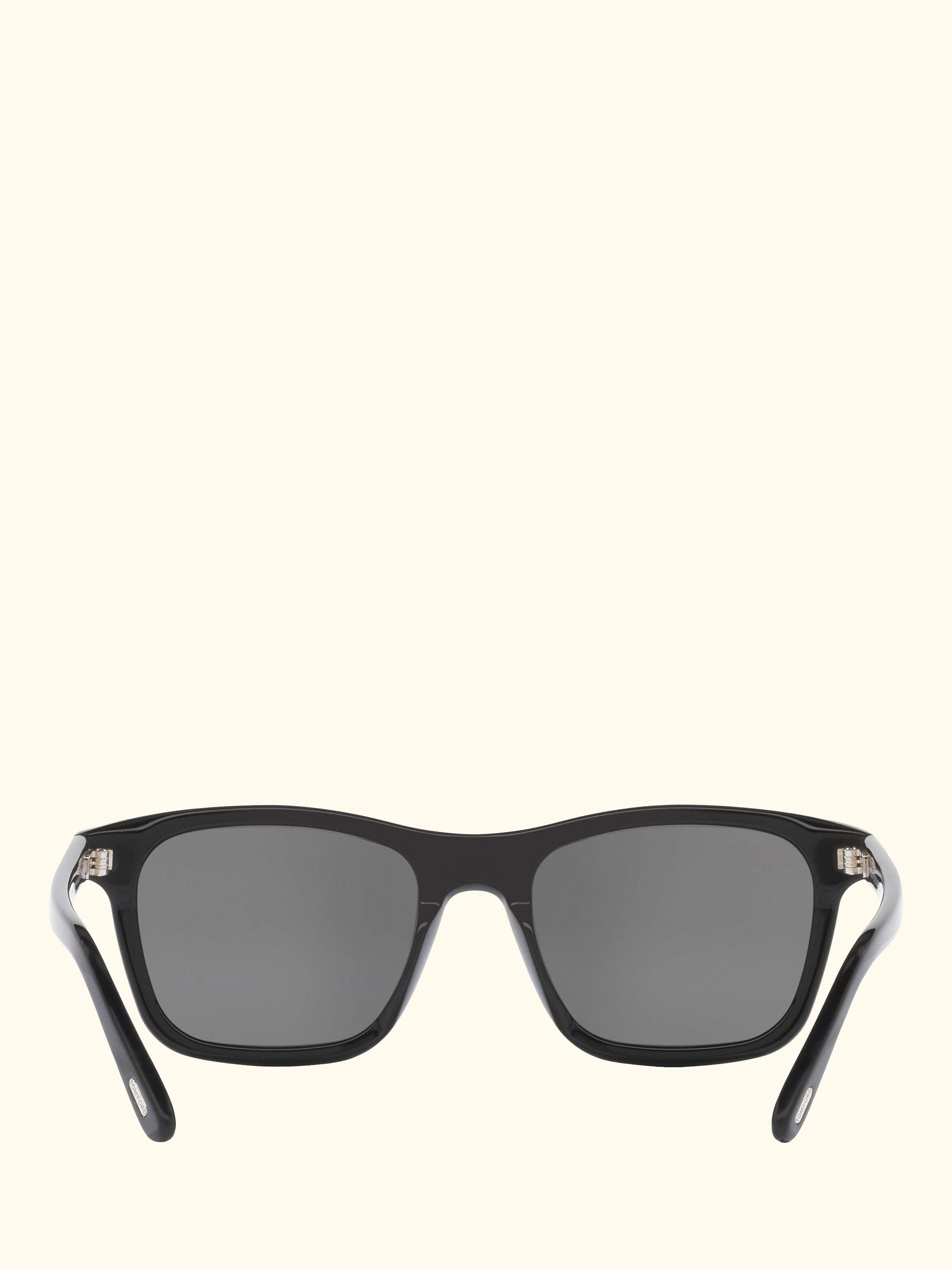 TR001977 Men's Square Sunglasses, Black/Grey