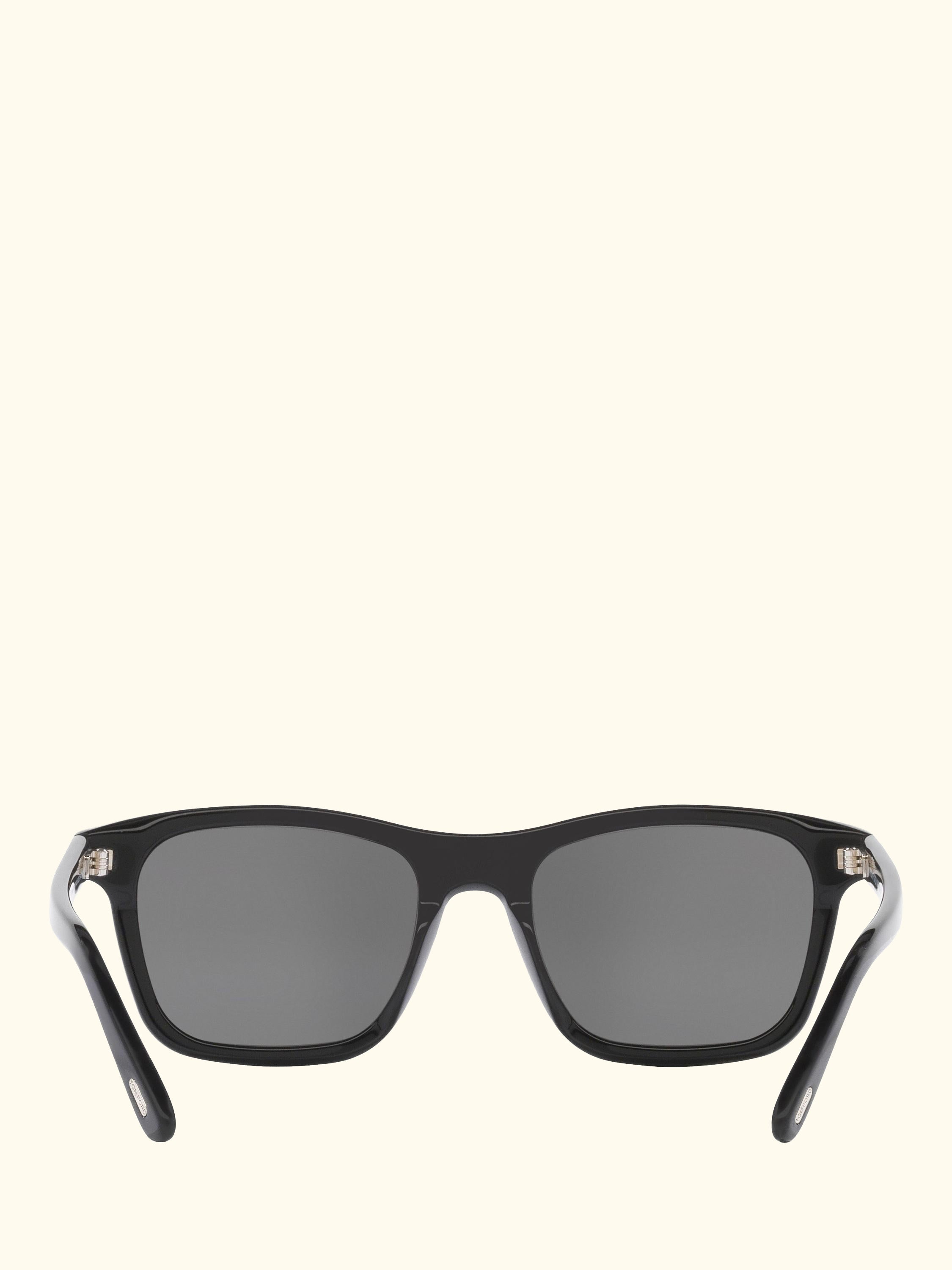 TR001977 Men's Square Sunglasses, Black/Grey