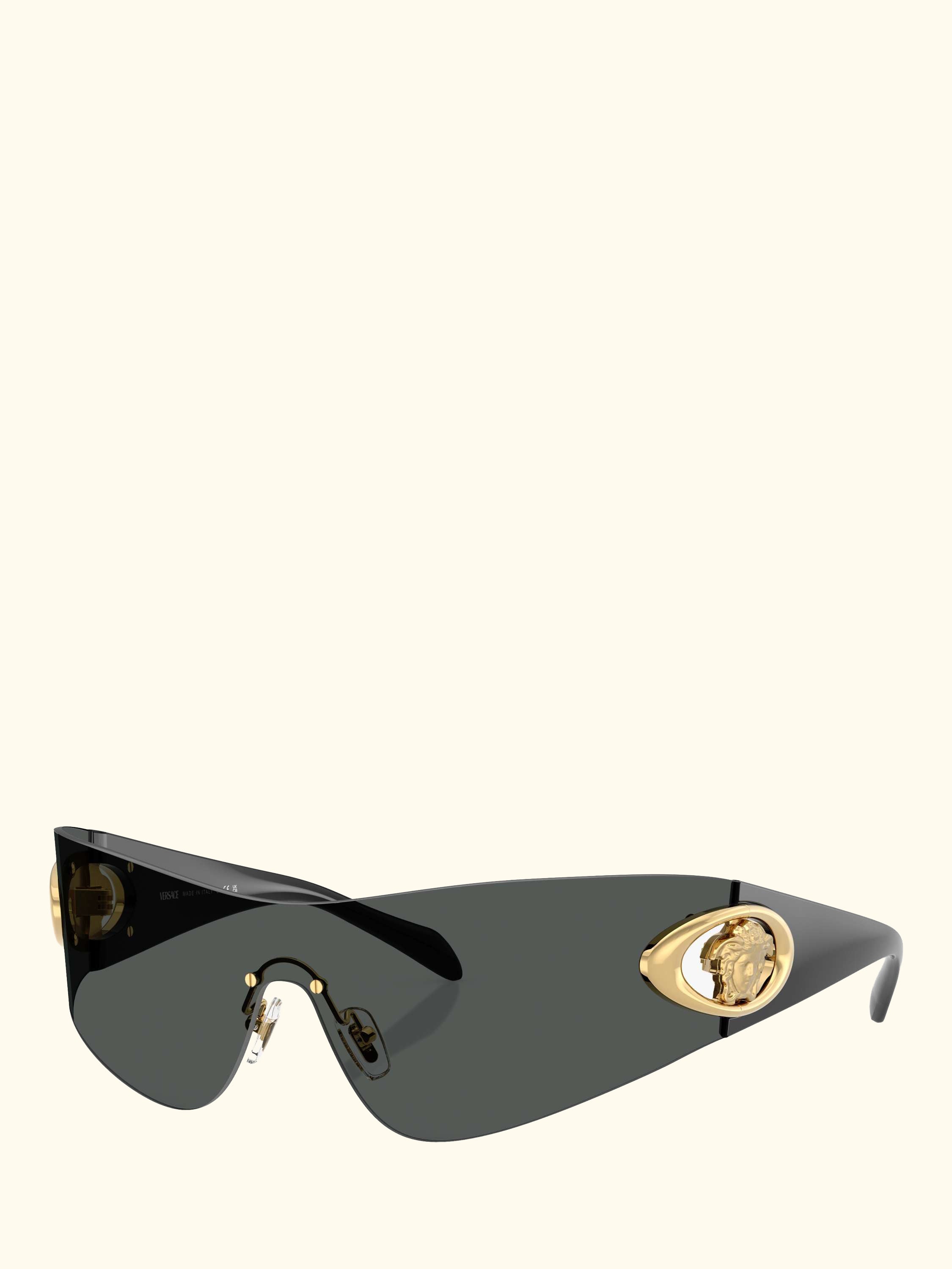 VE2280 Men's Irregular Sunglasses, Dark Grey