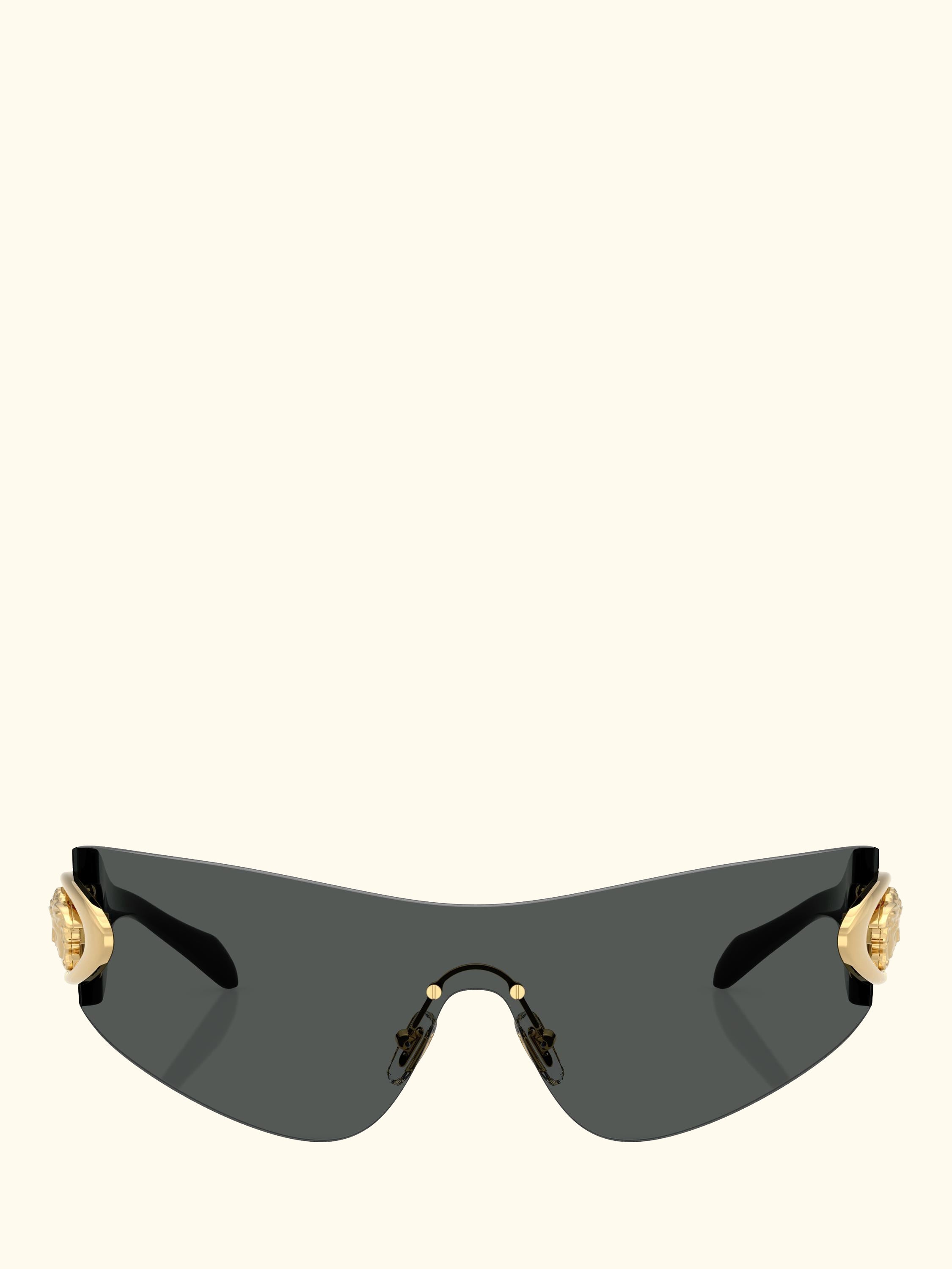 VE2280 Men's Irregular Sunglasses, Dark Grey