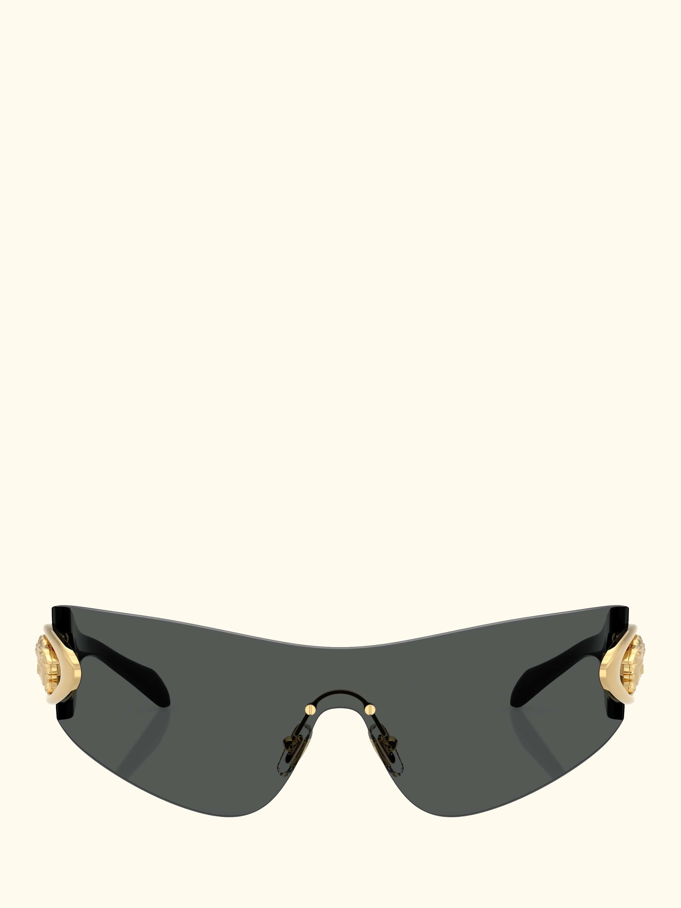 VE2280 Men's Irregular Sunglasses, Dark Grey