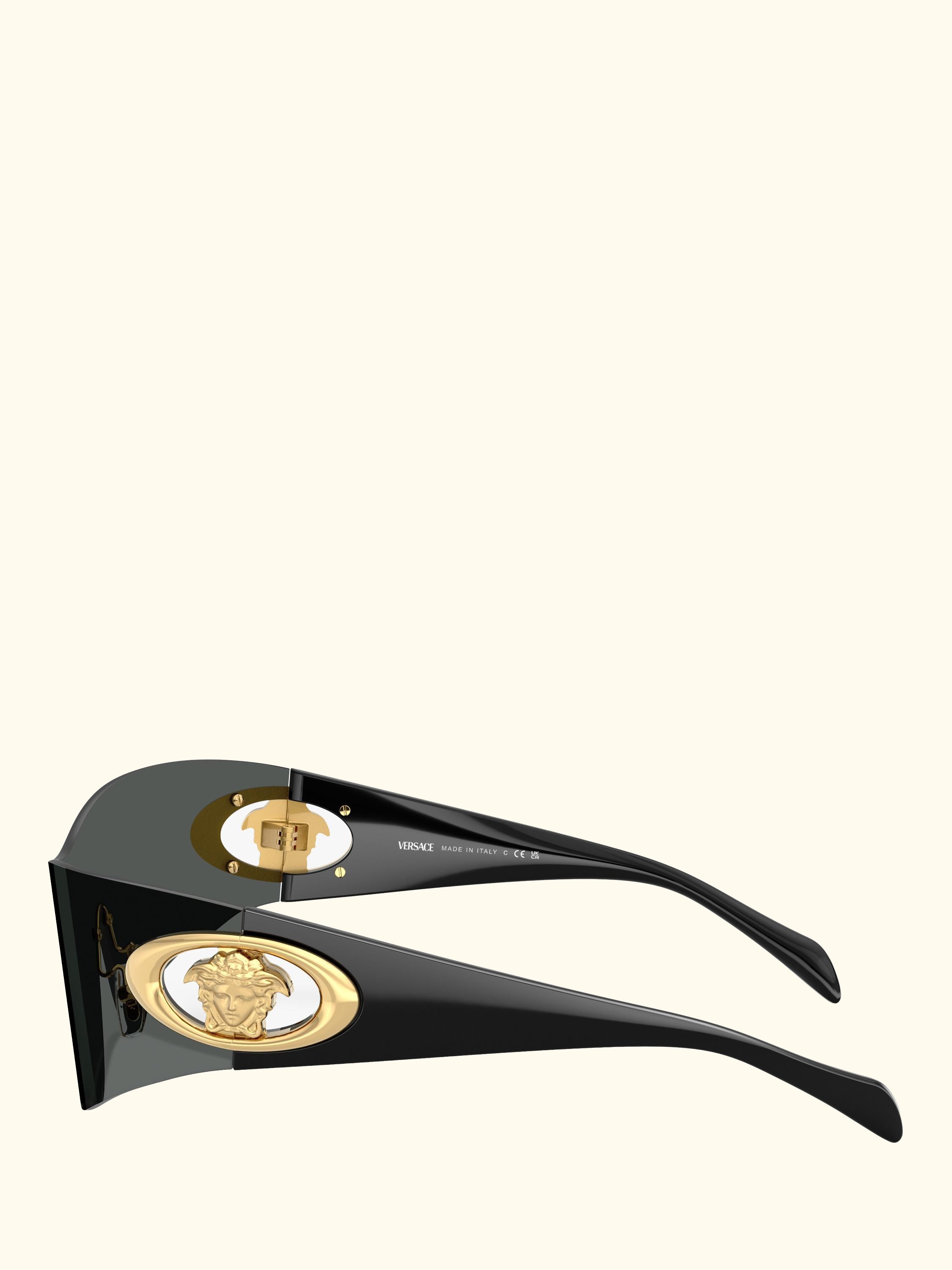 VE2280 Men's Irregular Sunglasses, Dark Grey
