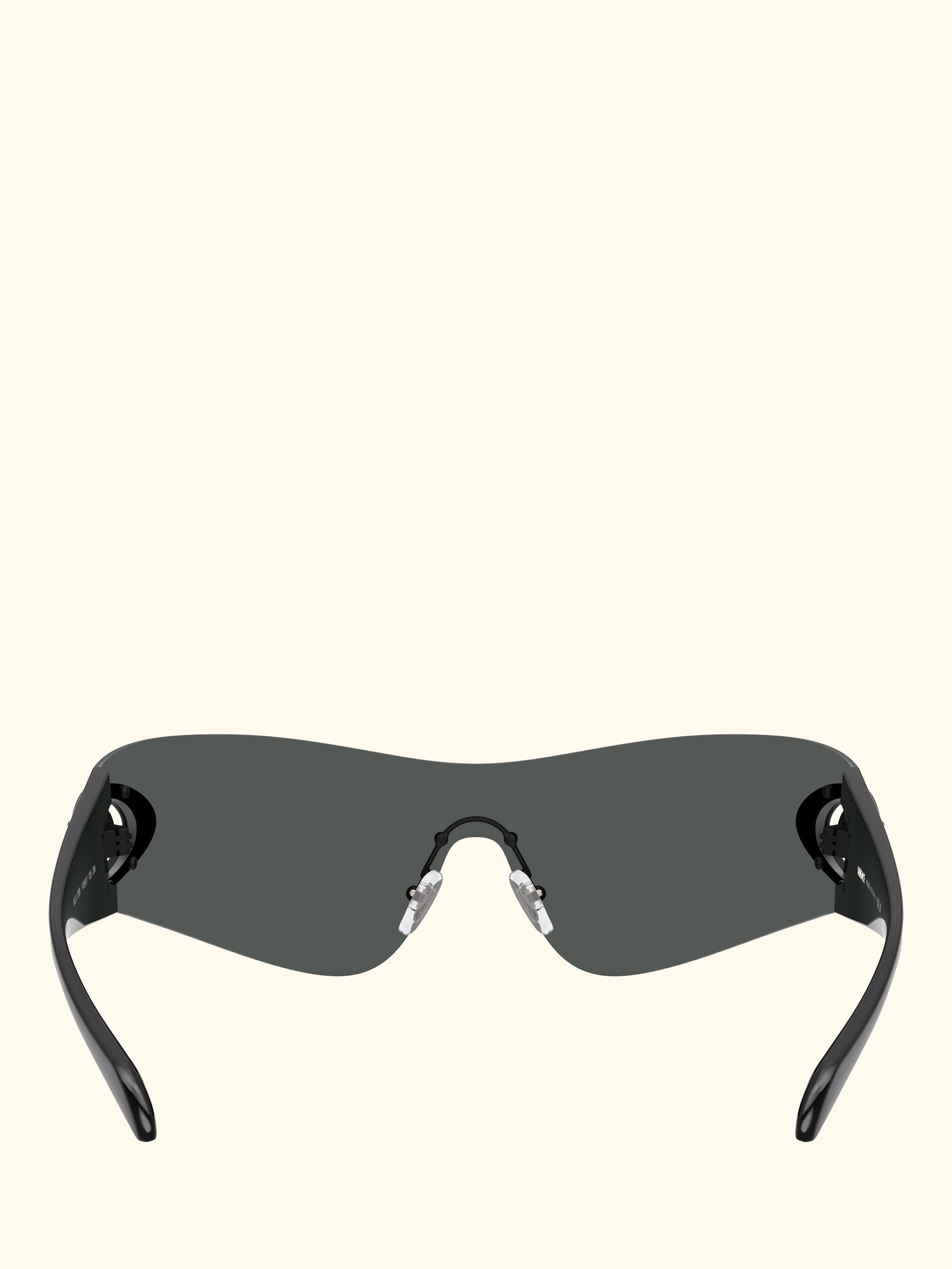 VE2280 Men's Eclipse Wrap Sunglasses, Dark Grey