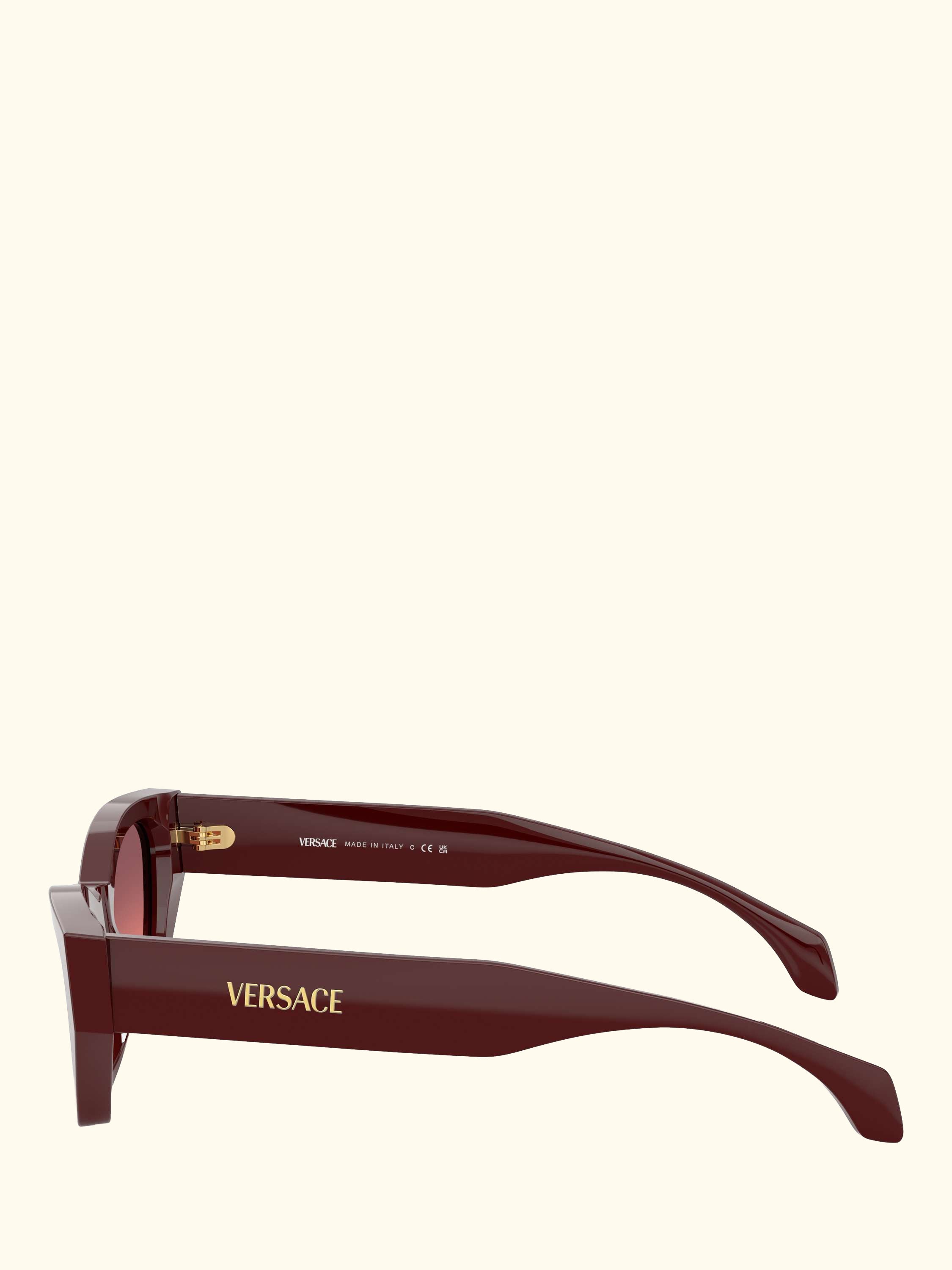 VE4488 Women's Cat's Eye Sunglasses, Dark Red/Red Gradient