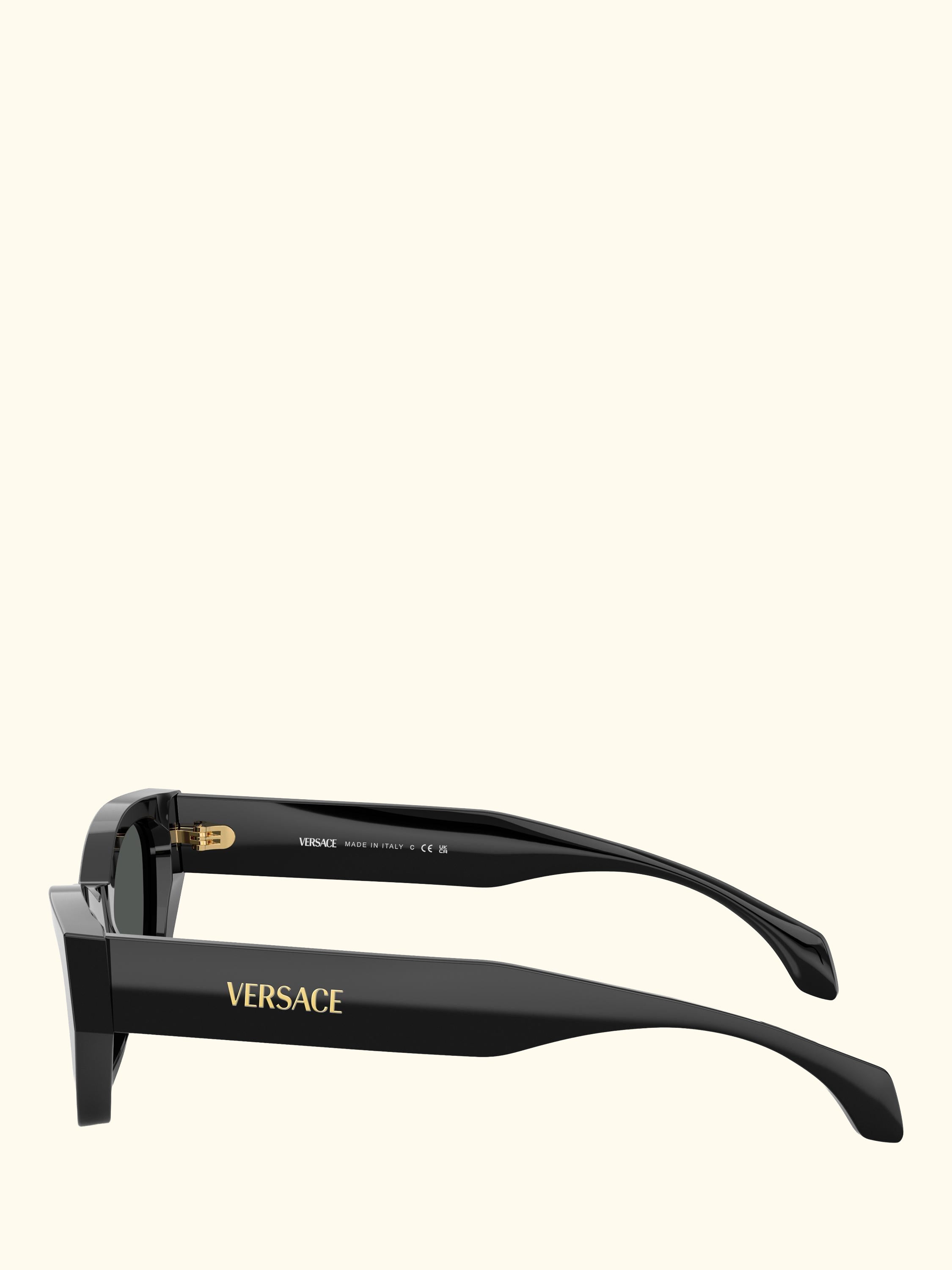 VE4488U Women's Signature Cat's Eye Sunglasses, Black/Grey