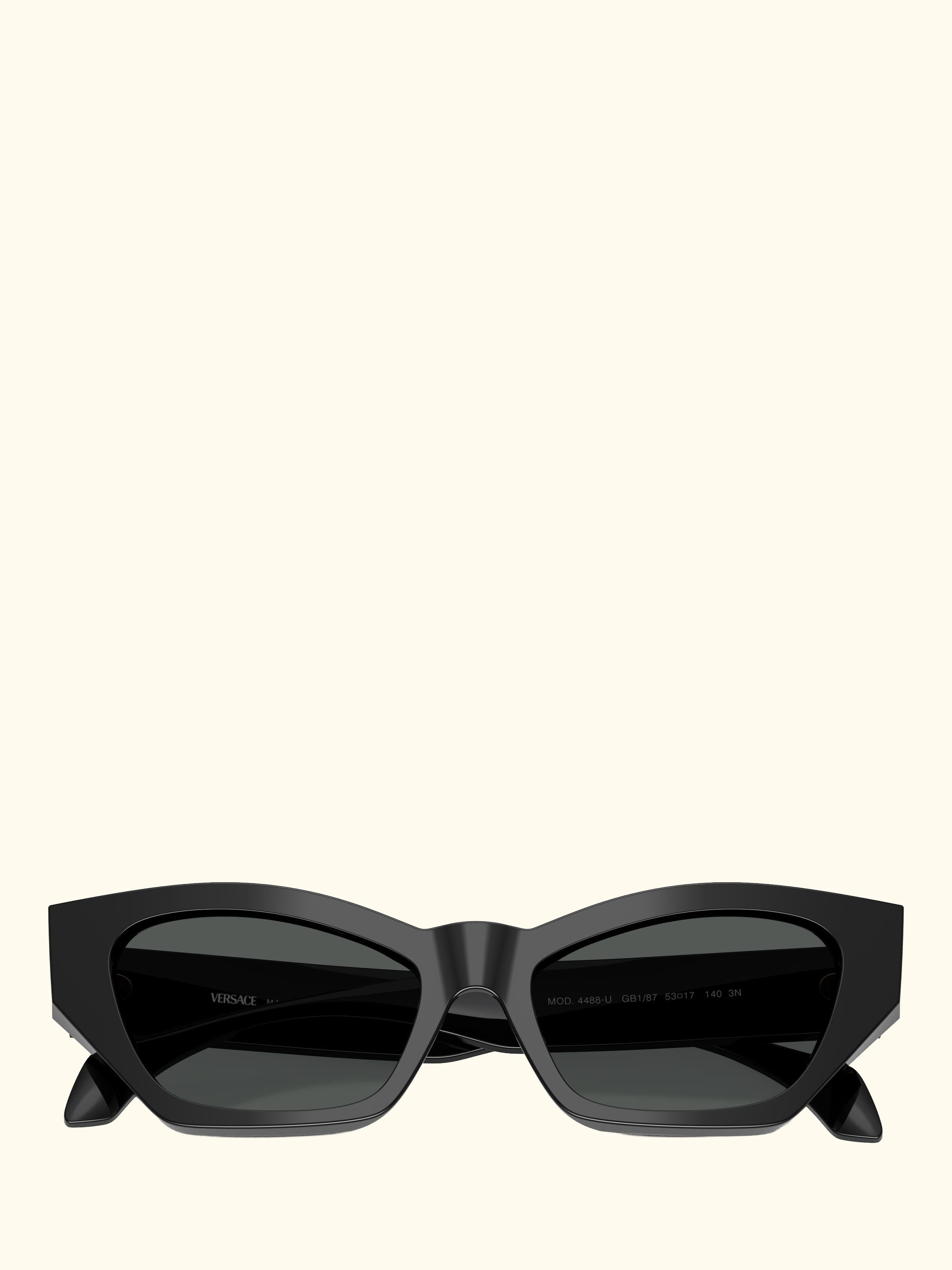 VE4488U Women's Signature Cat's Eye Sunglasses, Black/Grey