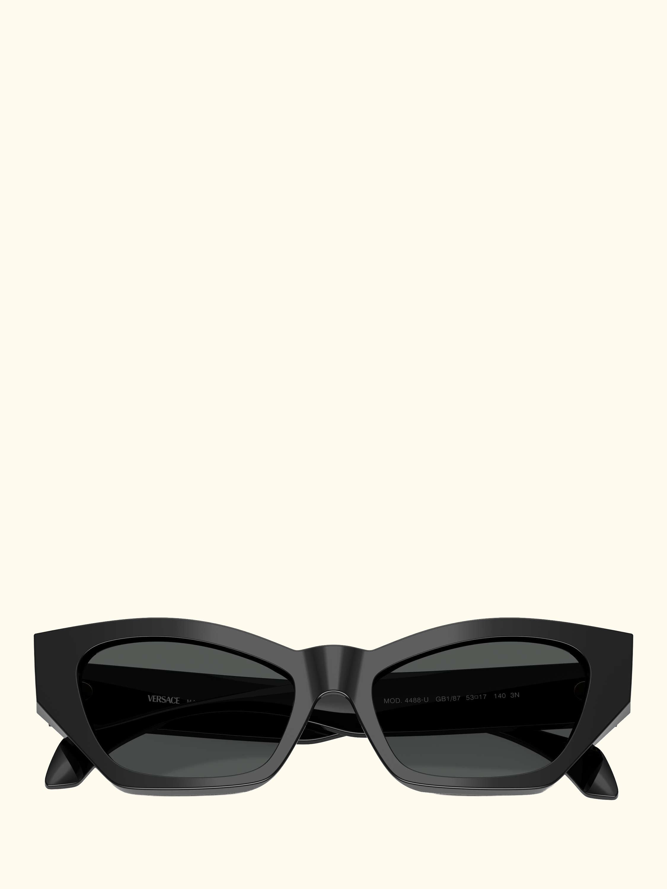 VE4488U Women's Signature Cat's Eye Sunglasses, Black/Grey