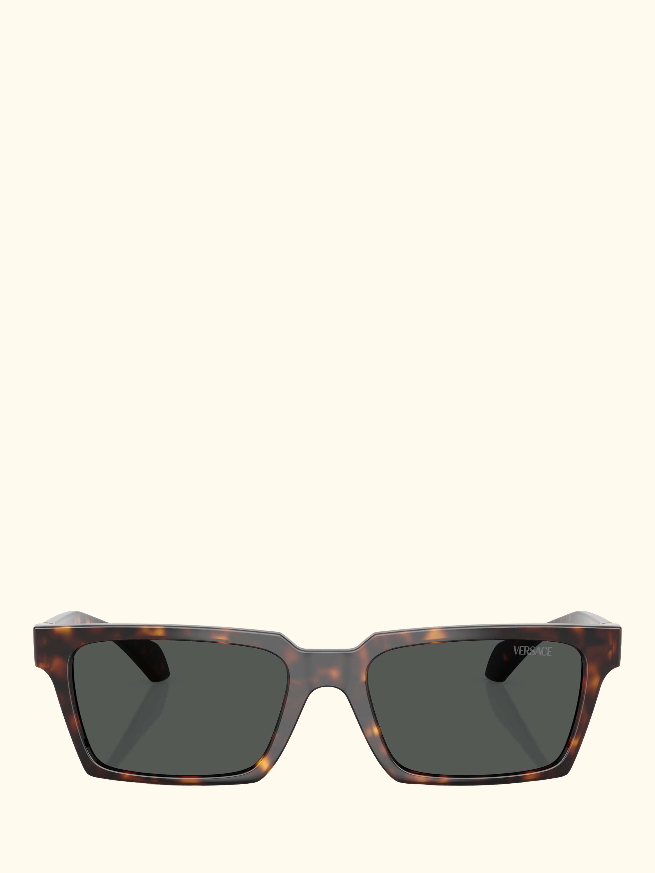 VE4490U Men's Rectangular Sunglasses, Havana/Grey