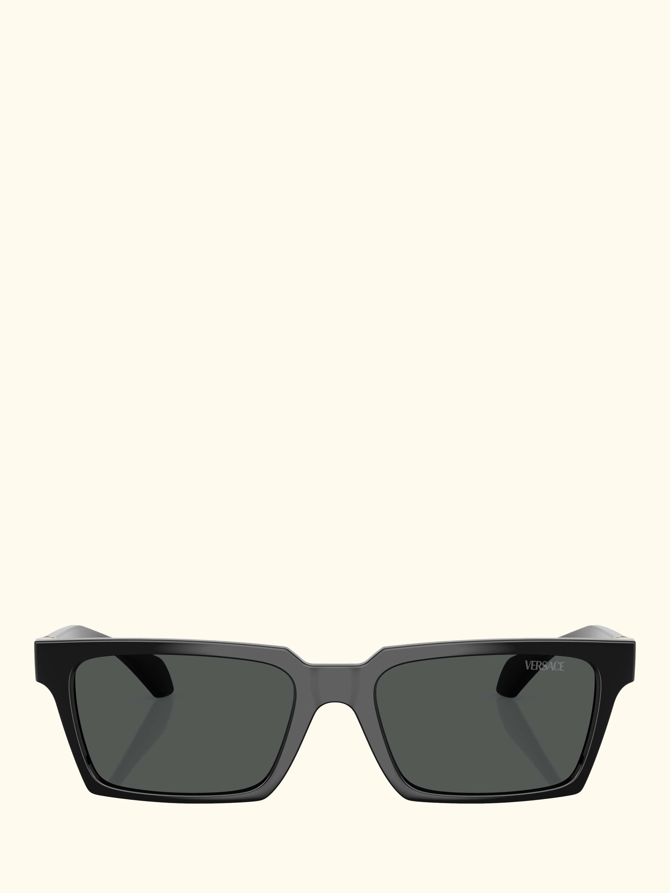 VE4490U Men's Rectangular Sunglasses, Black