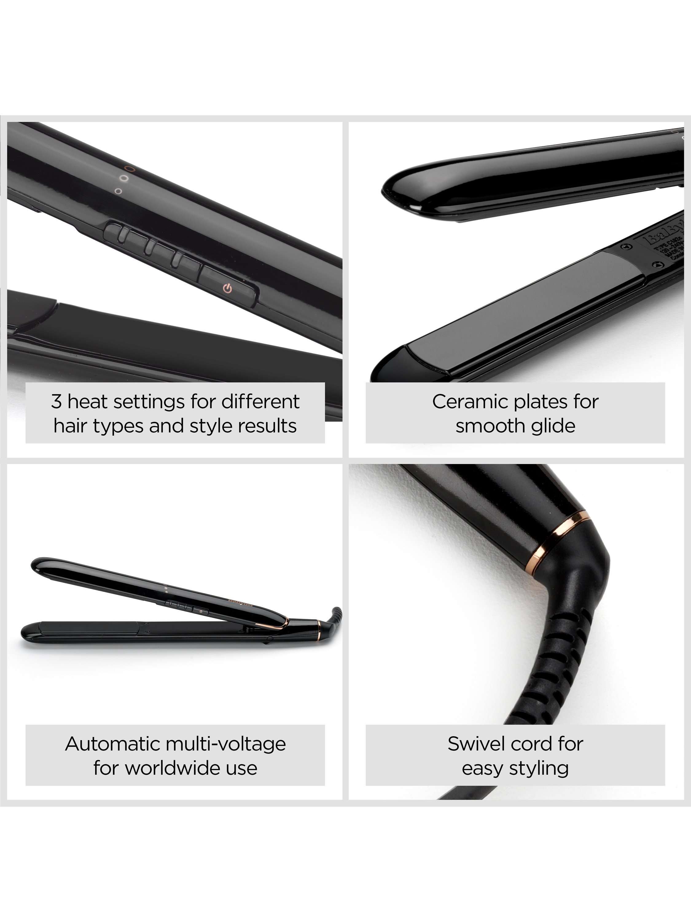Rose Lustre 230 Hair Straighteners