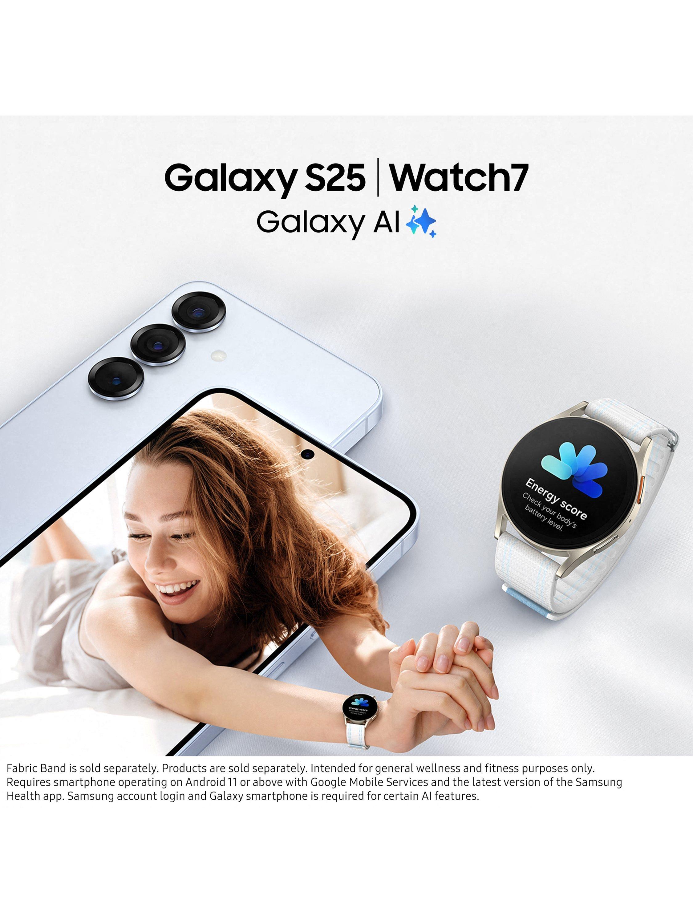 Galaxy S25 Smartphone, 12GB RAM, 6.2”, Galaxy AI, 5G, SIM Free, Silver Shadow, 128GB
