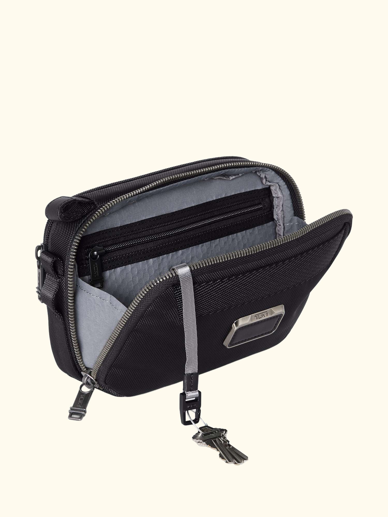Clutch Crossbody Bag, 7.3L, Black