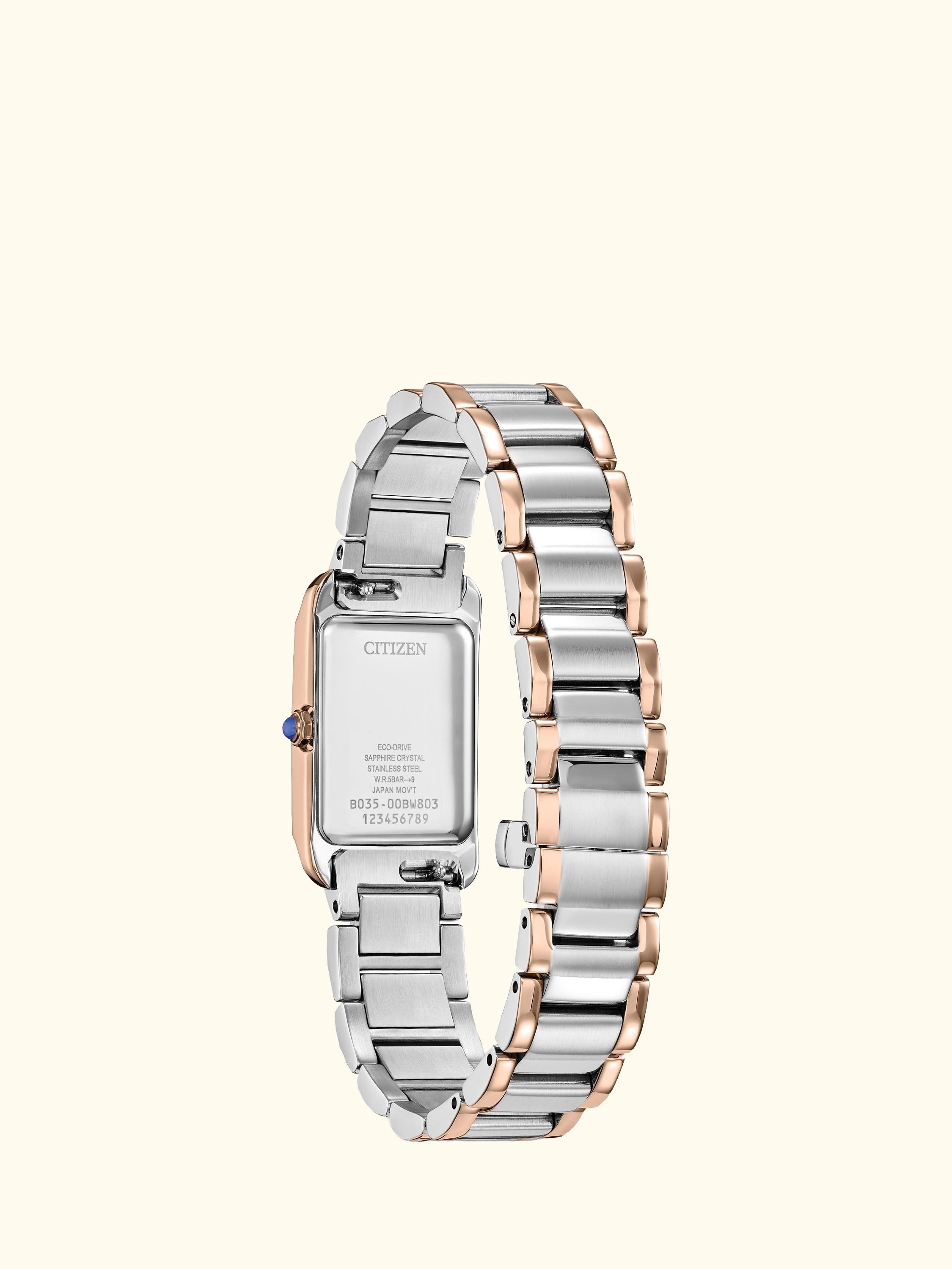 L Bianca Women's 32mm Bracelet Watch, Two Tone Stainless Steel