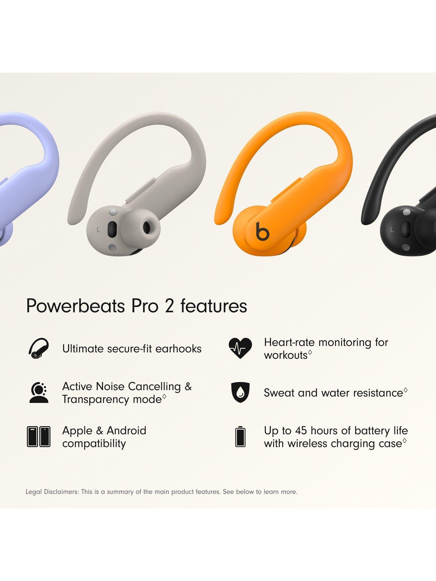 Powerbeats Pro 2 True Wireless Bluetooth In-Ear Sport Headphones with Mic/Remote