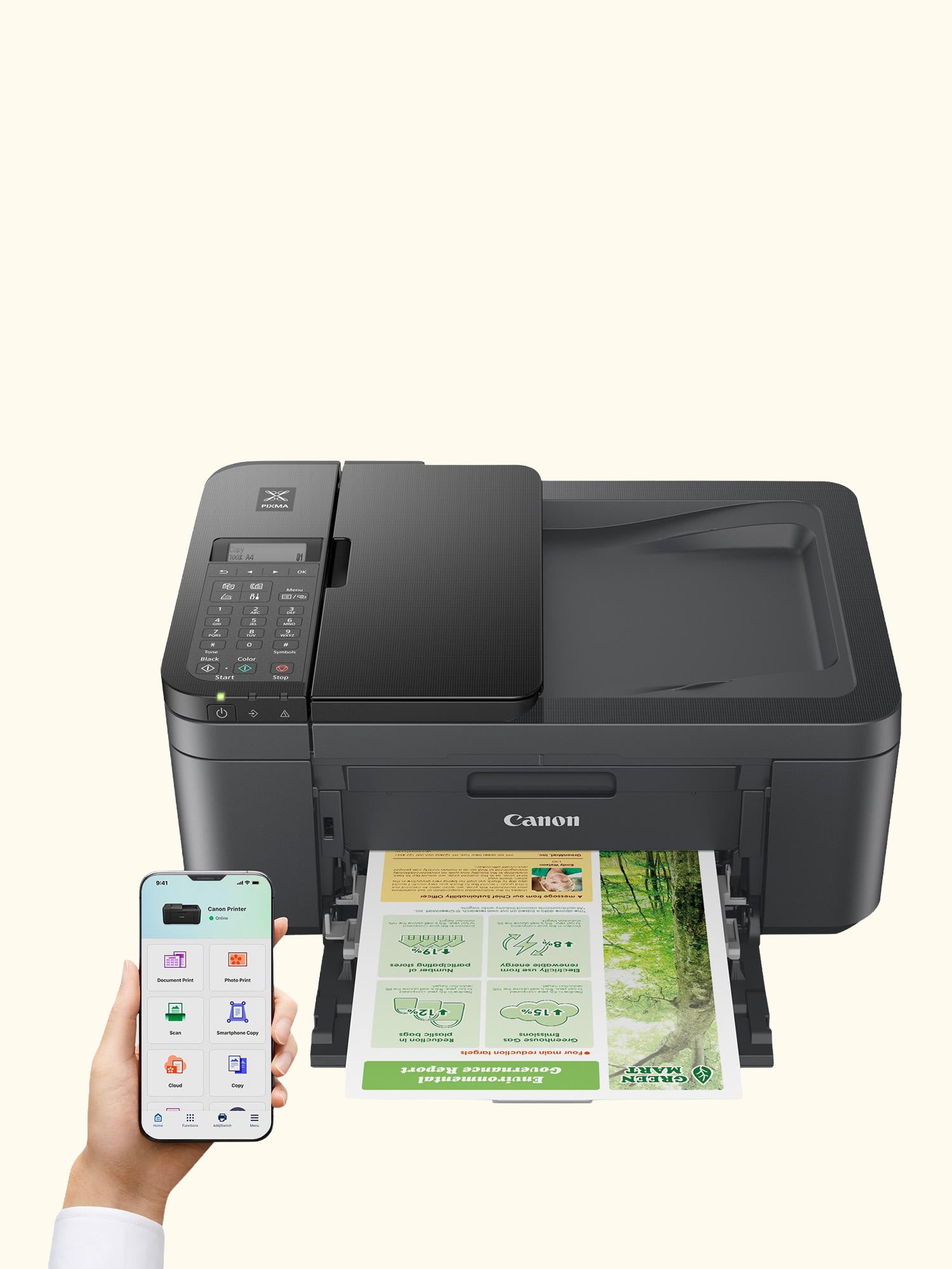 PIXMA TR4755i All-in-One Wireless Wi-Fi Printer, Black