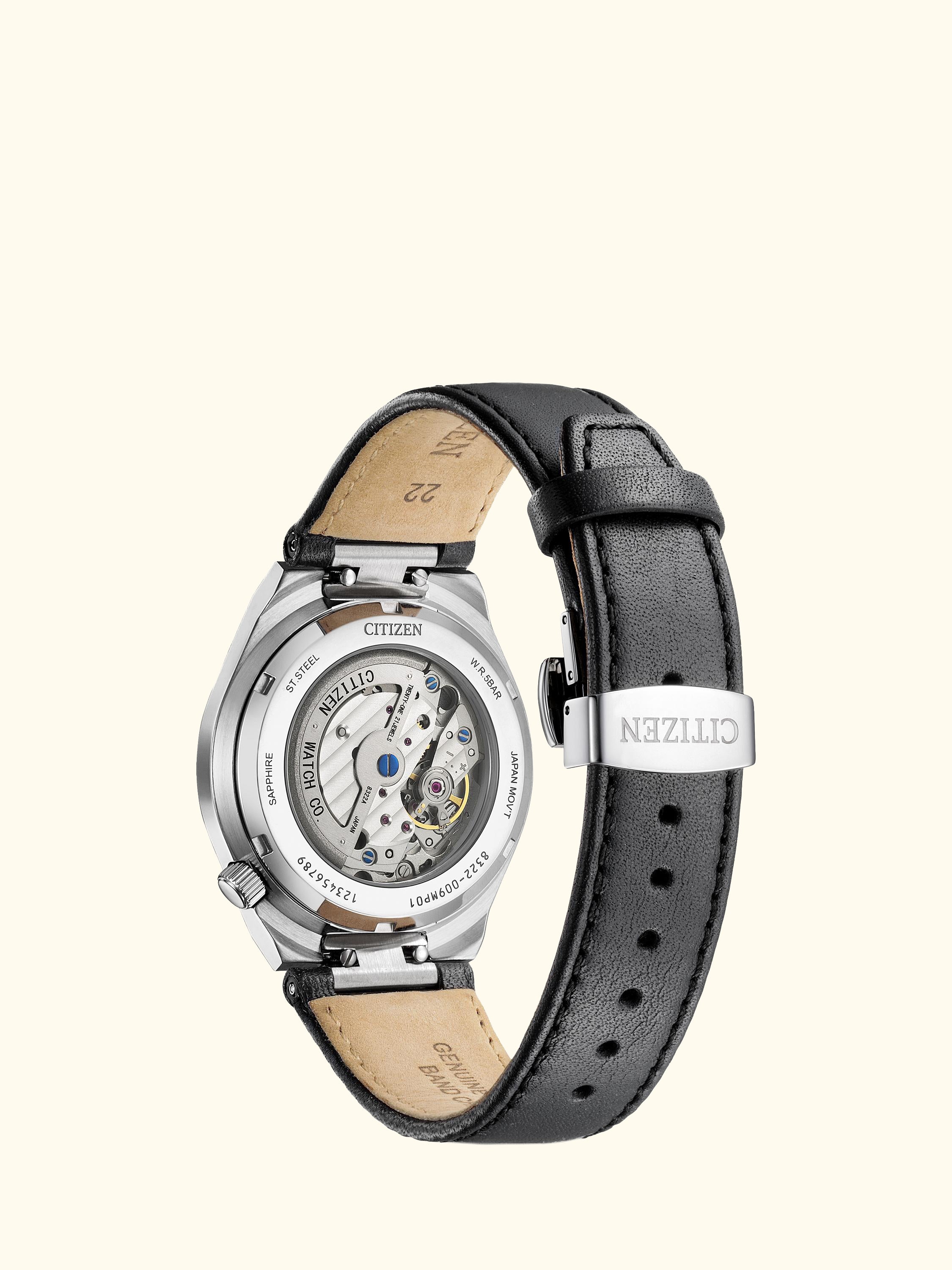 NK5010-01H Tsuyosa Small Seconds Men's Leather Strap Watch