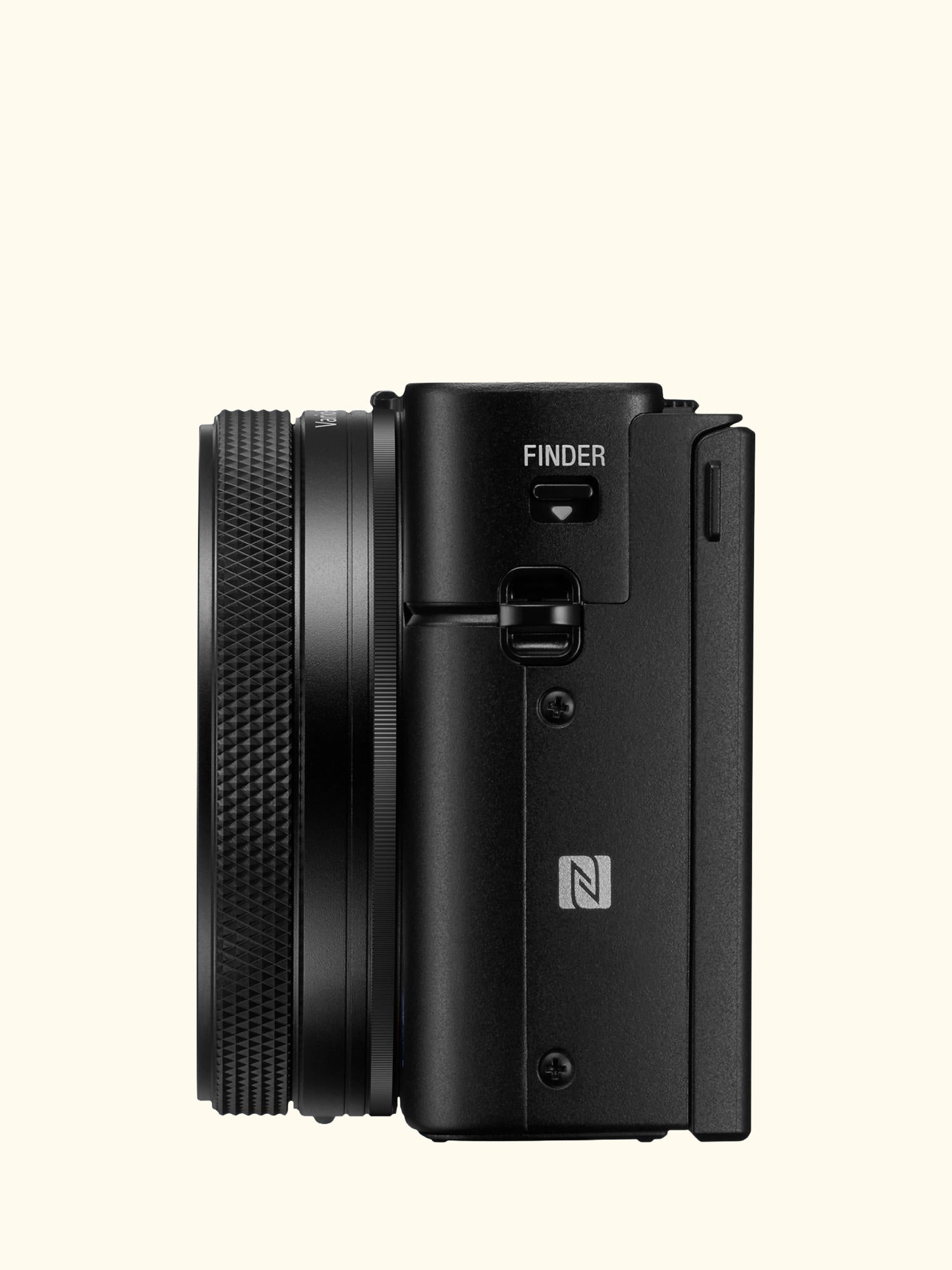 Cyber-shot DSC-RX100 VII Camera, 4K, 20.1MP, 8x Optical Zoom, Wi-Fi, Bluetooth, NFC, OLED EVF, 3" Tiltable Touch Screen, Black