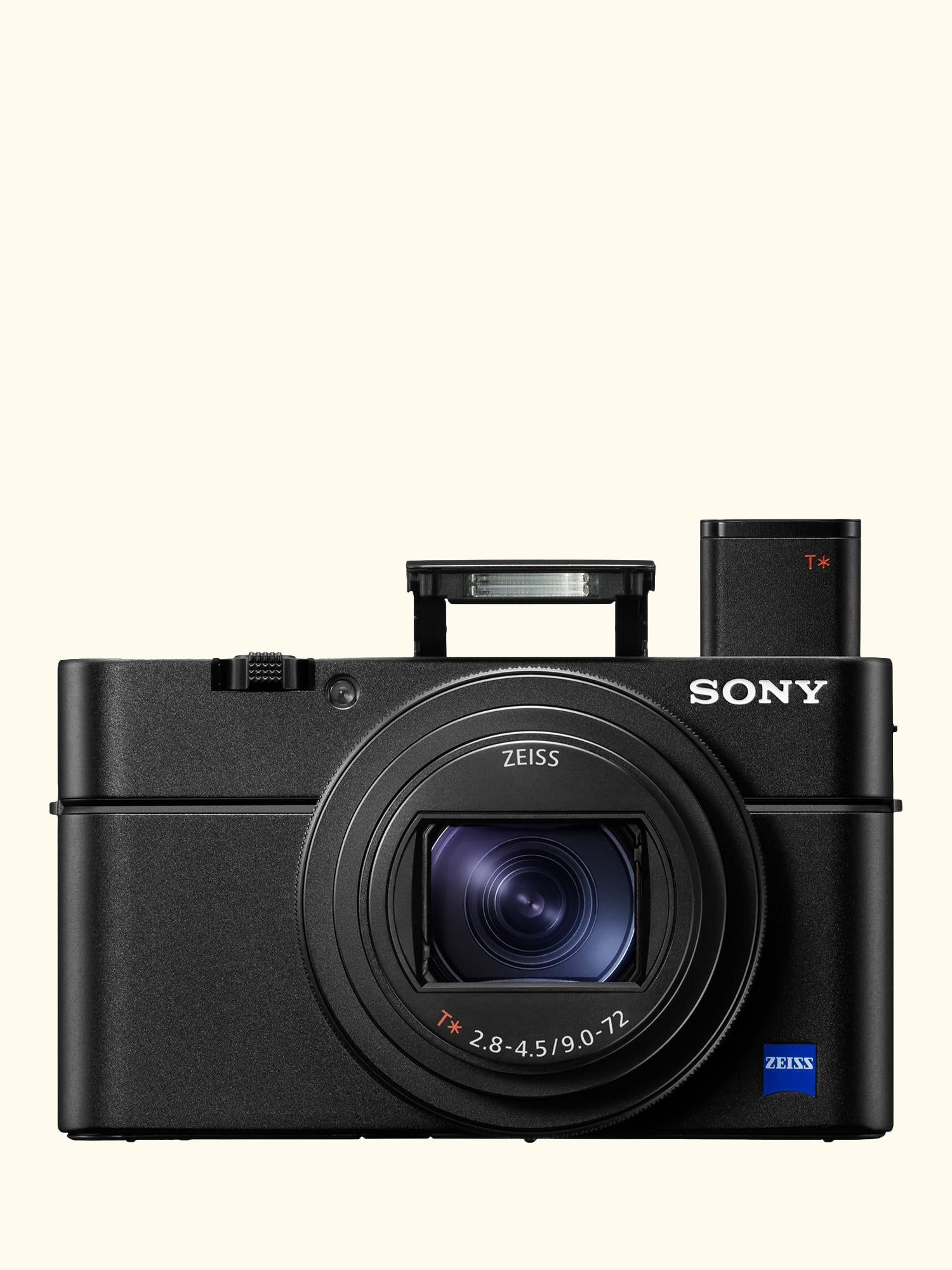 Cyber-shot DSC-RX100 VII Camera, 4K, 20.1MP, 8x Optical Zoom, Wi-Fi, Bluetooth, NFC, OLED EVF, 3" Tiltable Touch Screen, Black