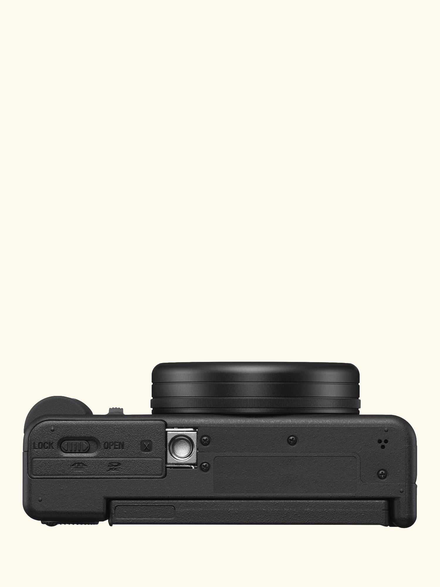 ZV-1 Compact Digital Camera with 24-70mm Lens, 2.7x Optical Zoom, 4K Ultra HD, 20.1MP, Wi-Fi, Bluetooth, 3” Vari-Angle Touch Screen, Black