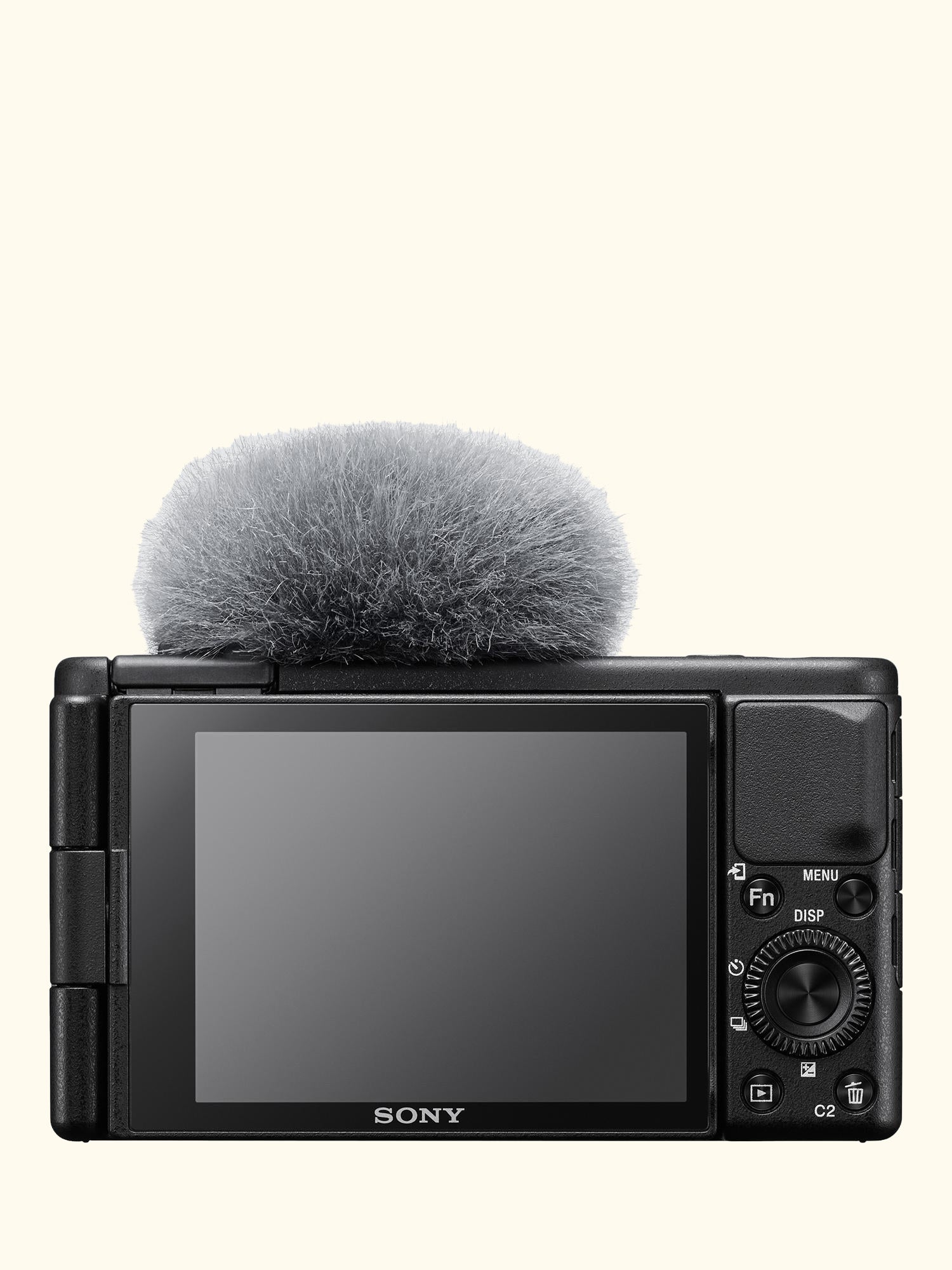 ZV-1 Compact Digital Camera with 24-70mm Lens, 2.7x Optical Zoom, 4K Ultra HD, 20.1MP, Wi-Fi, Bluetooth, 3” Vari-Angle Touch Screen, Black