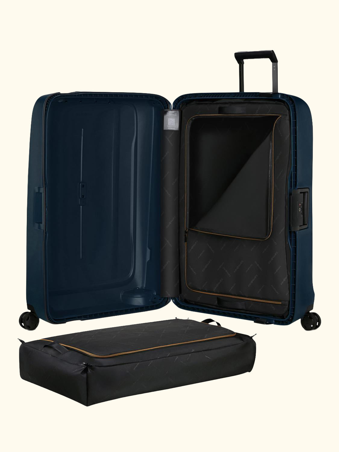 Essens 81cm 4-Wheel Extra Large Suitcase, 140L