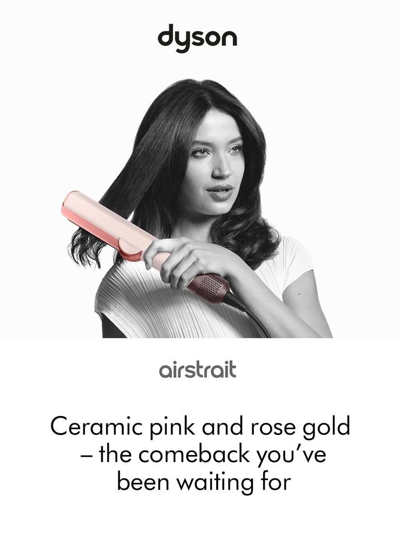 Airstrait™ Hair Straighteners, Ceramic Pink